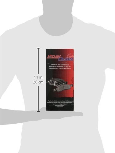 PosiQuiet Ceramic Brake Pads - High-Performance, Low Noise Braking for Cars, Trucks & SUVs | Perfect for Daily Commuting, Highway Driving & Stop-and-Go Traffic