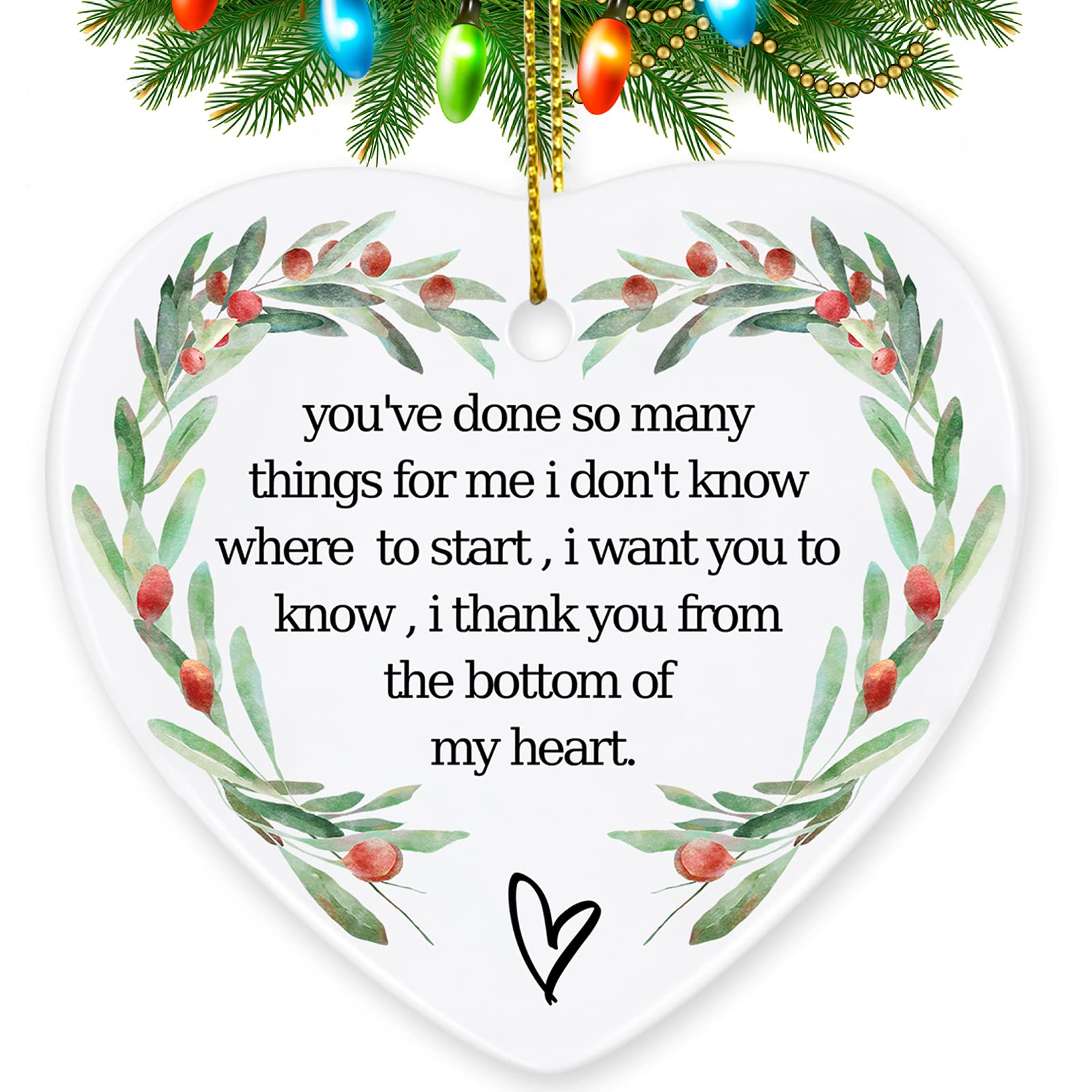Best Friendship Gifts for Women - Inspirational Cheer Up Birthday Present for Best Friend - Thoughtful Thinking of You Gift Idea - Christmas Tree Ornament & Home Decor for Holidays & Special Occasions