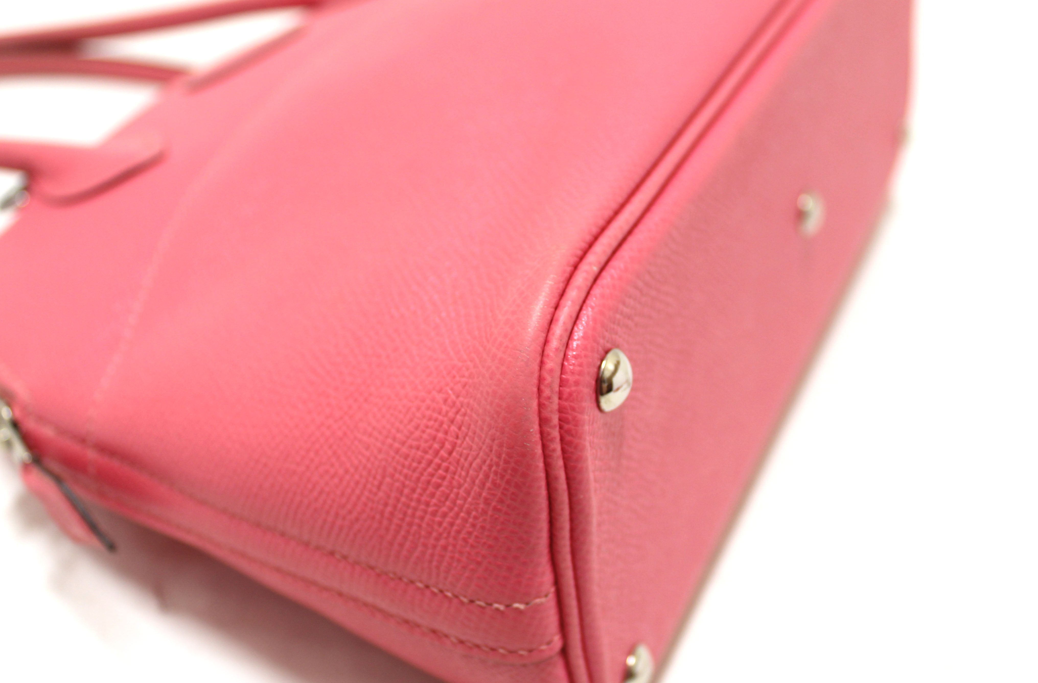 Authentic Hermes Pink Bolide 27 Epsom Leather Handbag for Women - Luxury Shoulder Bag & Top Handle Purse - Perfect for Work, Travel & Special Occasions