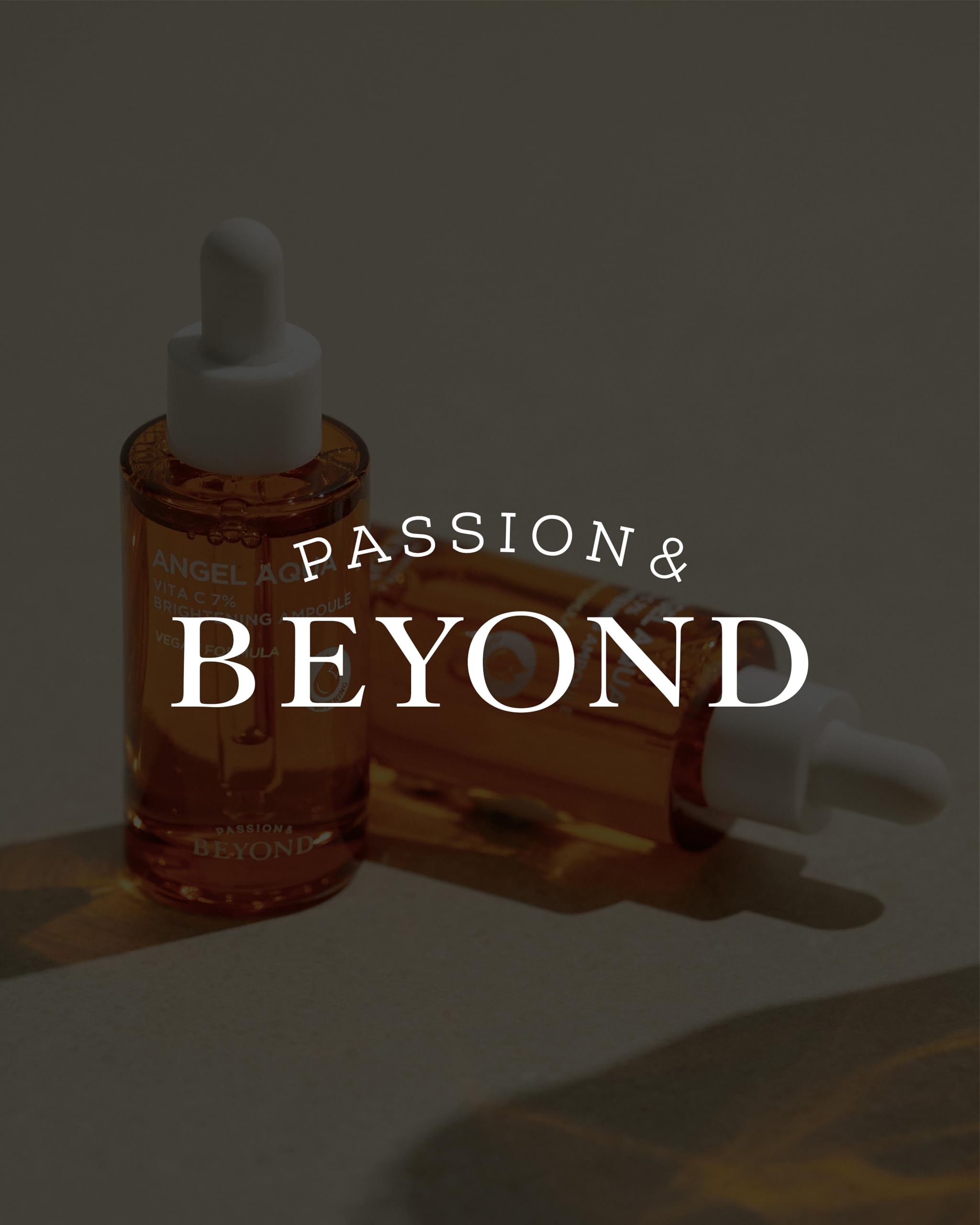 BEYOND Angel Aqua Vita C 7% Ampoule (1.01 fl oz) - Vegan Vitamin C Serum for Blemish Reduction, Even Skin Tone & Sensitive Skin Care with 7% Pure Vitamin C, Panthenol & Ulleung Island Plant Extract | Brightening Serum for Dark Spots, Acne Scars & Anti-Aging | Day & Night Skincare Routine