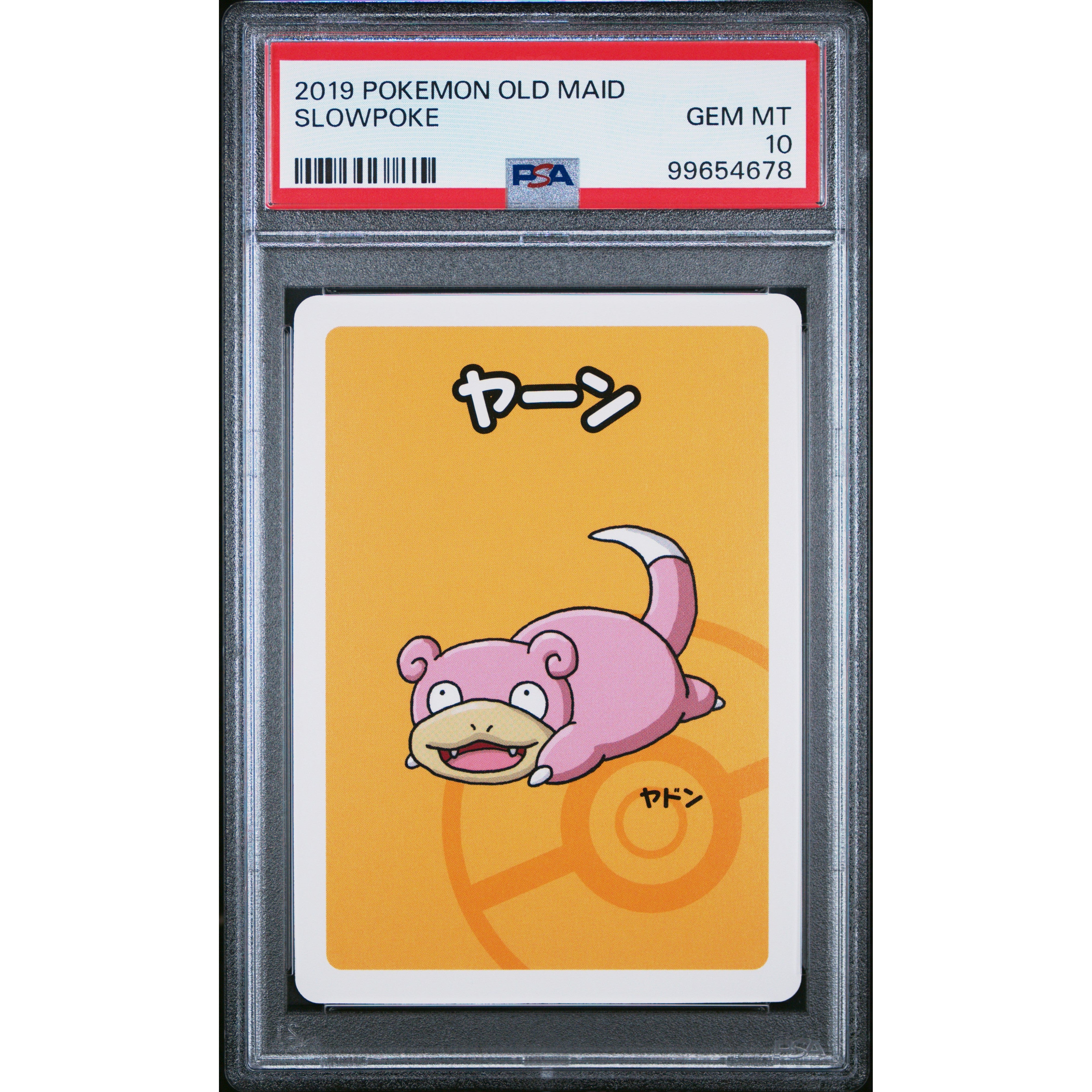 2019 Pokemon Japanese Old Maid Slowpoke Trading Card PSA 10 Gem Mint - Perfect for Collectors, Gaming & Investment