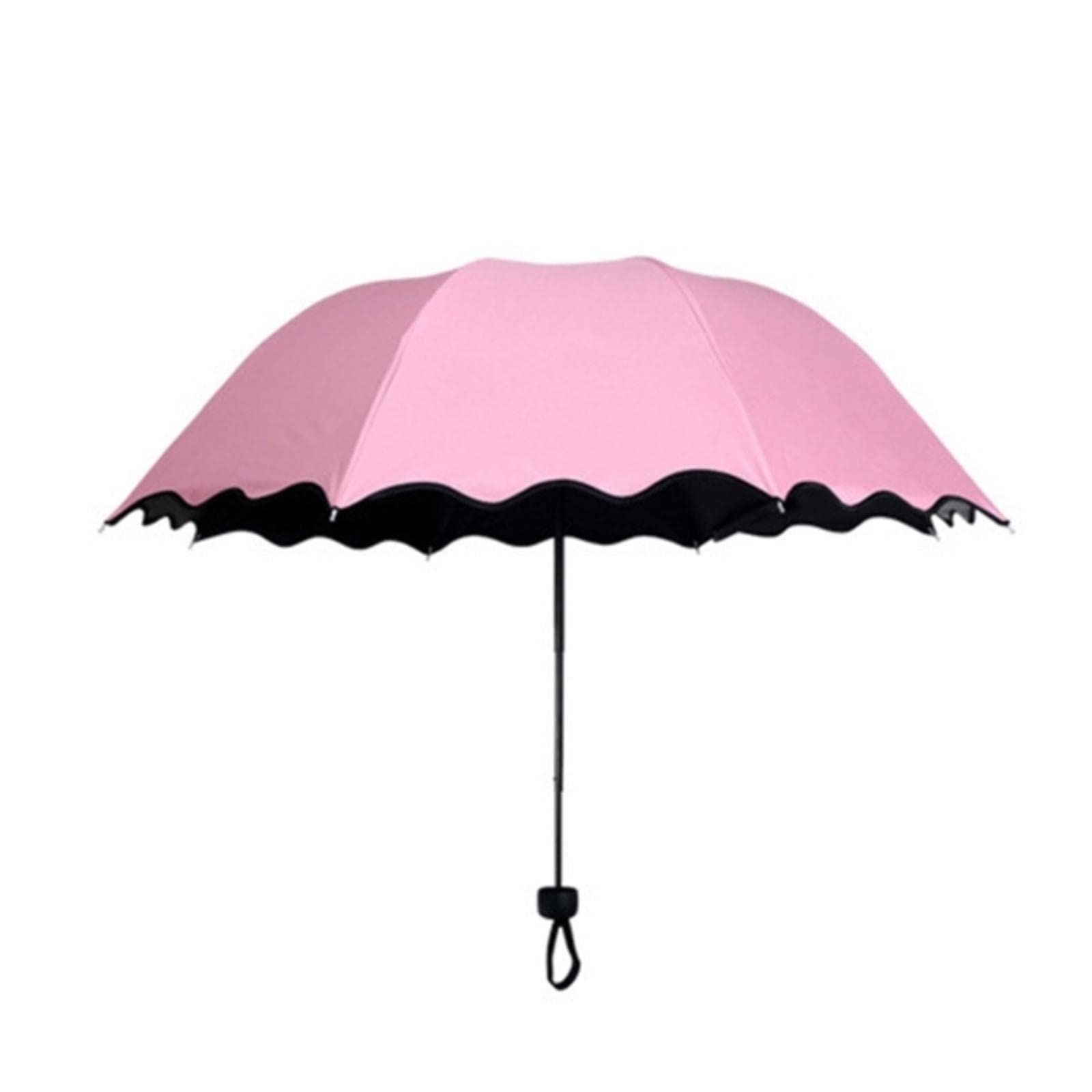 Foldable 3-Fold Windproof Anti-UV Travel Umbrella for Women - Waterproof Compact Umbrella for Sunny & Rainy Days - Perfect for Outdoor Activities, Commuting, and Travel Accessories