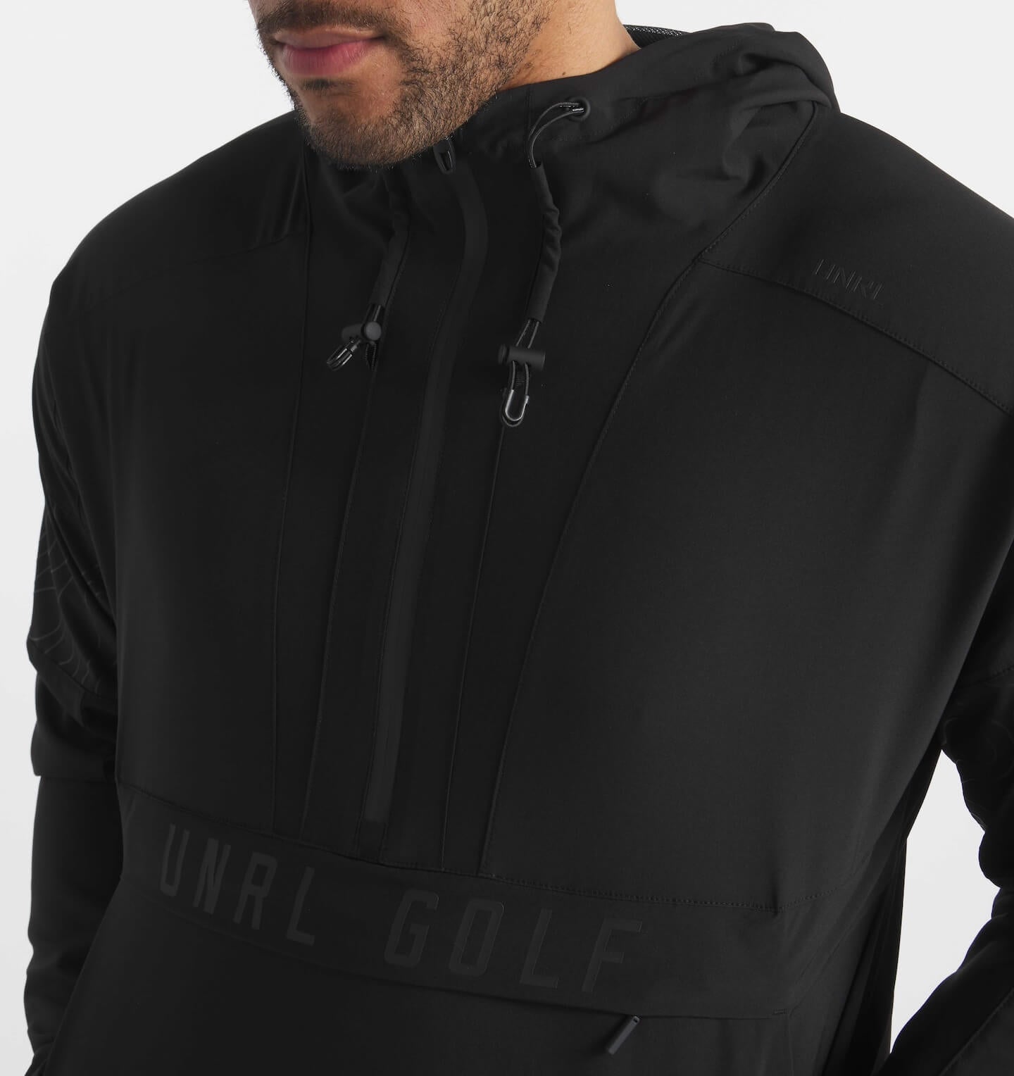 UNRL Golf DWR Track Jacket - Water-Resistant Men's Golf Jacket for All-Weather Performance | Perfect for Golfing, Running & Outdoor Activities