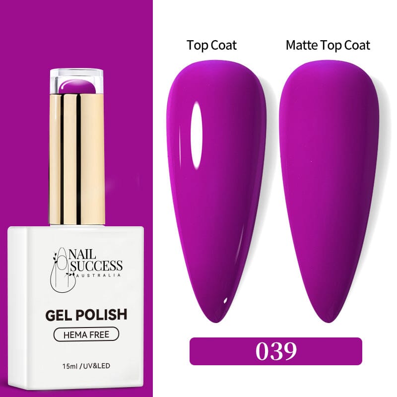 Hema Free Gel Nail Polish Set - 15ml Long Lasting Soak Off UV LED Nail Gel Colors for Manicure & Pedicure at Home or Salon