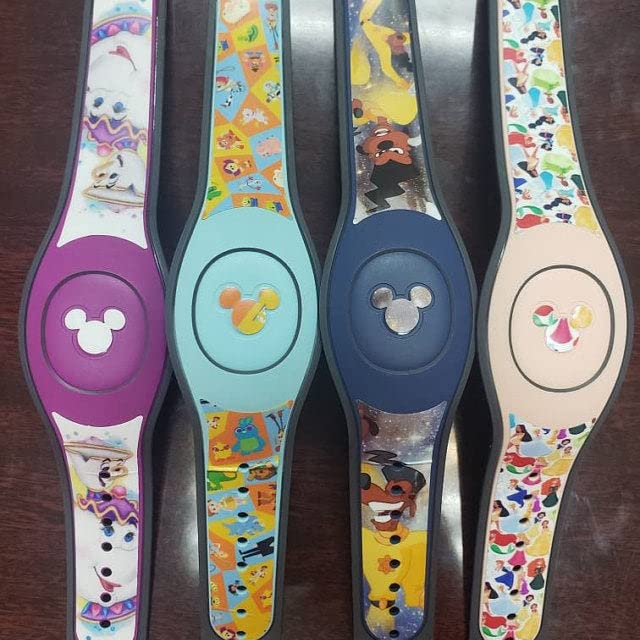OVERSTOCK MagicBand 2 Vinyl Decal Wrap Skin - 25-Piece Mix Pack | Ready to Ship | Compatible with Disney MagicBand 2 | Customize Your Theme Park Experience