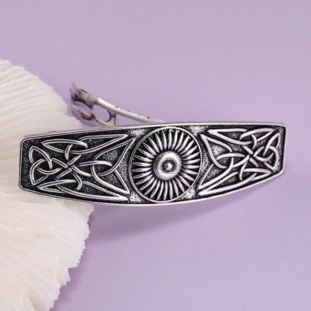 Nordic Viking Hair Clip Holder Set of 5 - Metal Hair Accessory Organizer for Women - Perfect for Bathroom Vanity, Dresser, or Travel Makeup Bag