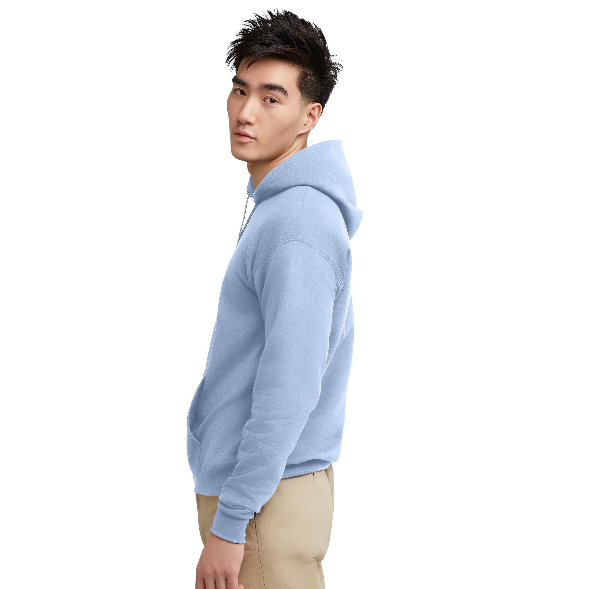 Hanes EcoSmart Hooded Pullover Sweatshirt for Men - Soft & Comfortable Fleece Hoodie for Casual Wear, Gym, and Outdoor Activities