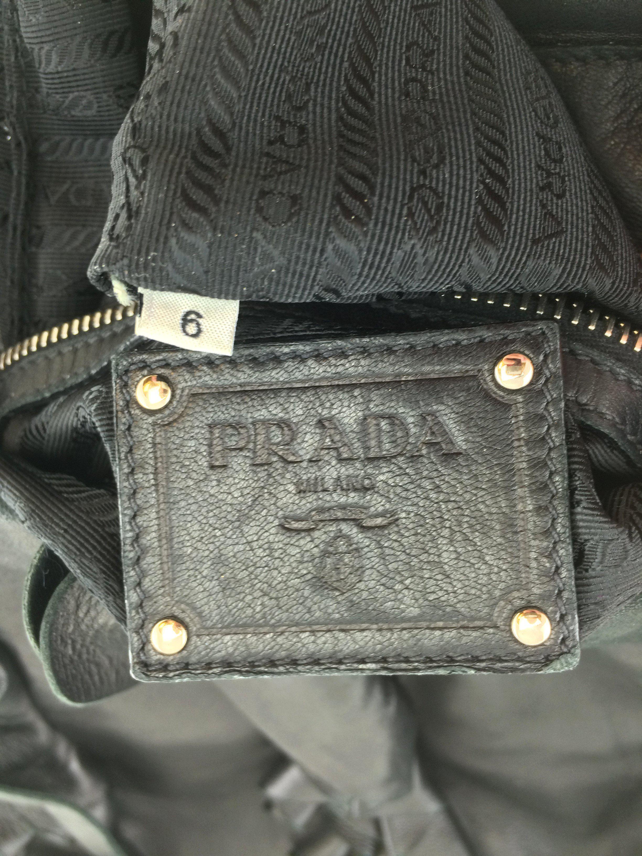 Prada Nappa Leather Ruffle Hobo Bag - Women's Designer Shoulder Bag for Work, Travel & Everyday Use