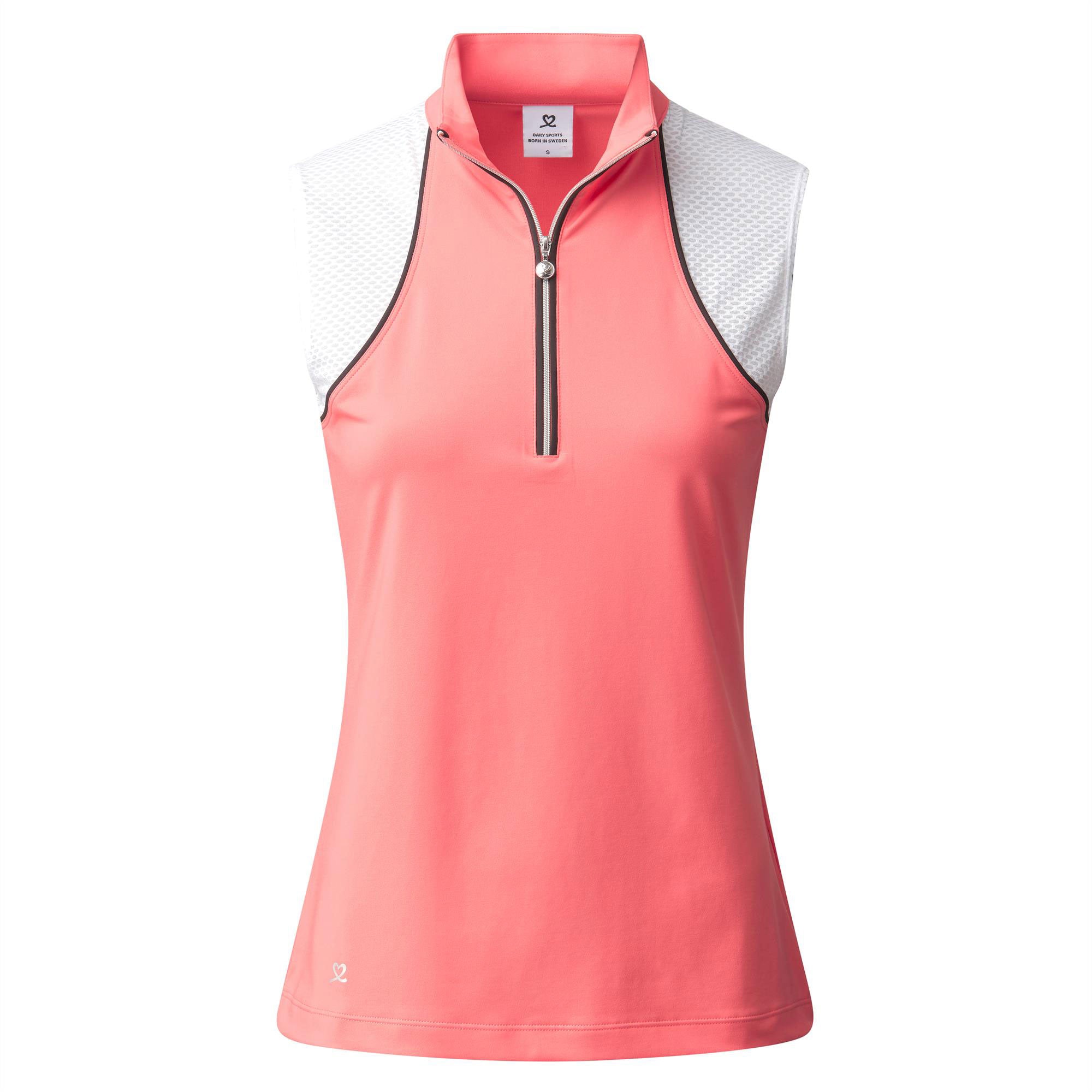 Women's Sleeveless Golf Polo Shirt - Breathable Athletic Top for Golf, Tennis & Outdoor Sports | Summer Activewear