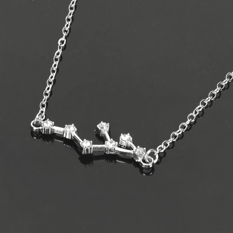 ShiQiao Horoscope Necklace for Women - Zodiac Astrology Pendant with 3 Layers, Perfect Birthday & Christmas Gift for Girls - Elegant Star Necklace for Daily Wear, Special Occasions & Spiritual Jewelry Collection