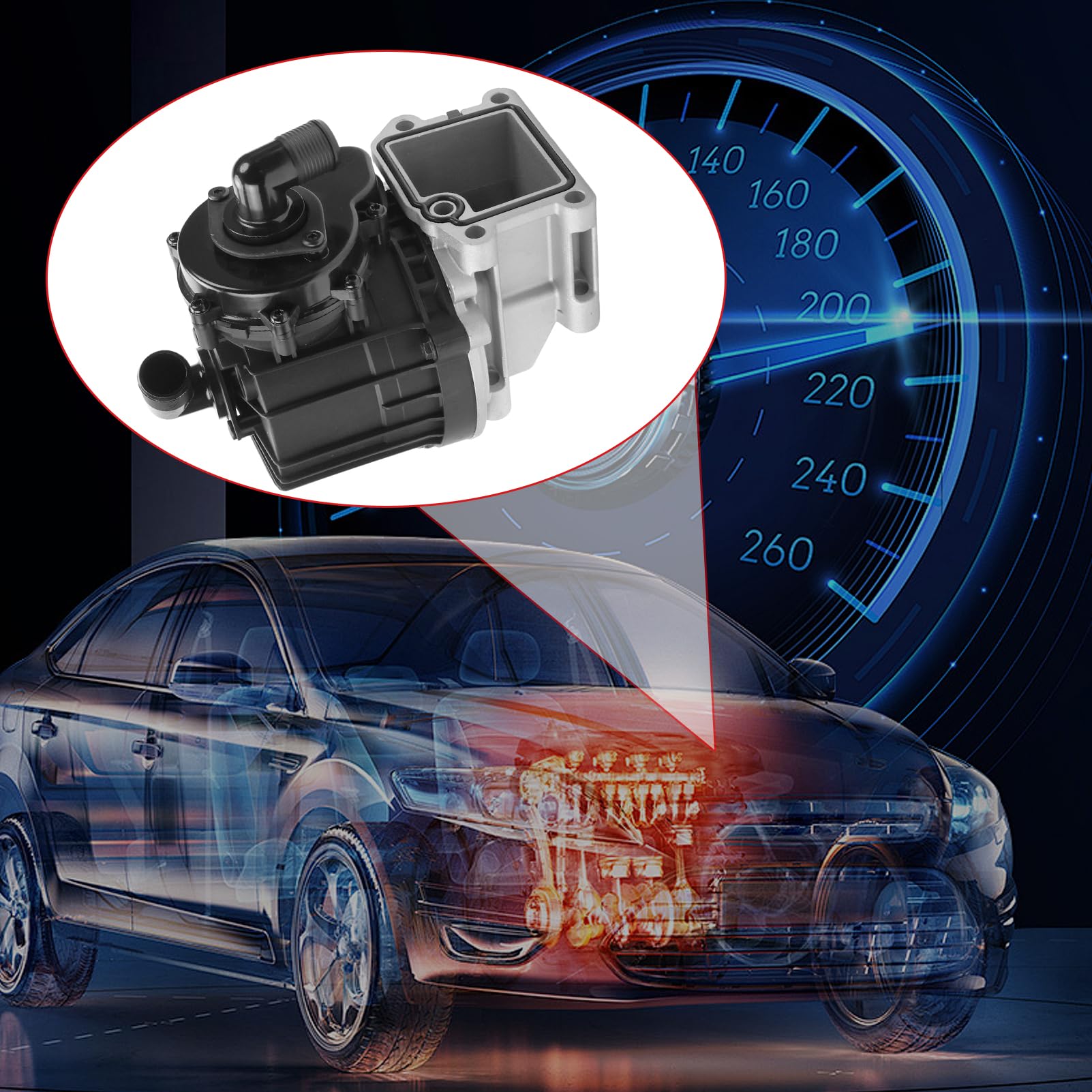 High-Quality Crankcase Ventilation Oil Separator with Gasket - Compatible with 2008-2014 Volvo Mack D13 D16 MP8 Engine - Replaces 21122541 & 20499419 - Perfect for Engine Maintenance & Performance Enhancement