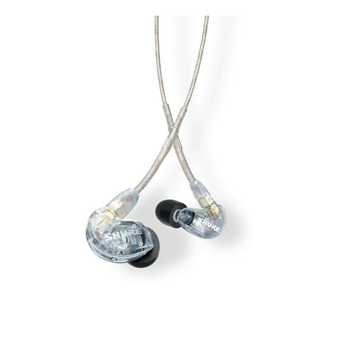 Shure SE215-CL Professional Wired Sound Isolating Earbuds with Clear Audio & Deep Bass - Single Dynamic MicroDriver, Secure Fit In-Ear Monitors for Musicians, DJs & Audiophiles - Includes Carrying Case & Fit Kit - Perfect for Studio Recording, Live Performances & Travel