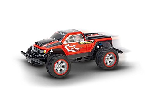 Carrera RC Fiber Monster Truck - 1/18 Scale Remote Control Car for Kids & Adults - Off-Road Racing, Stunt Driving & Backyard Play