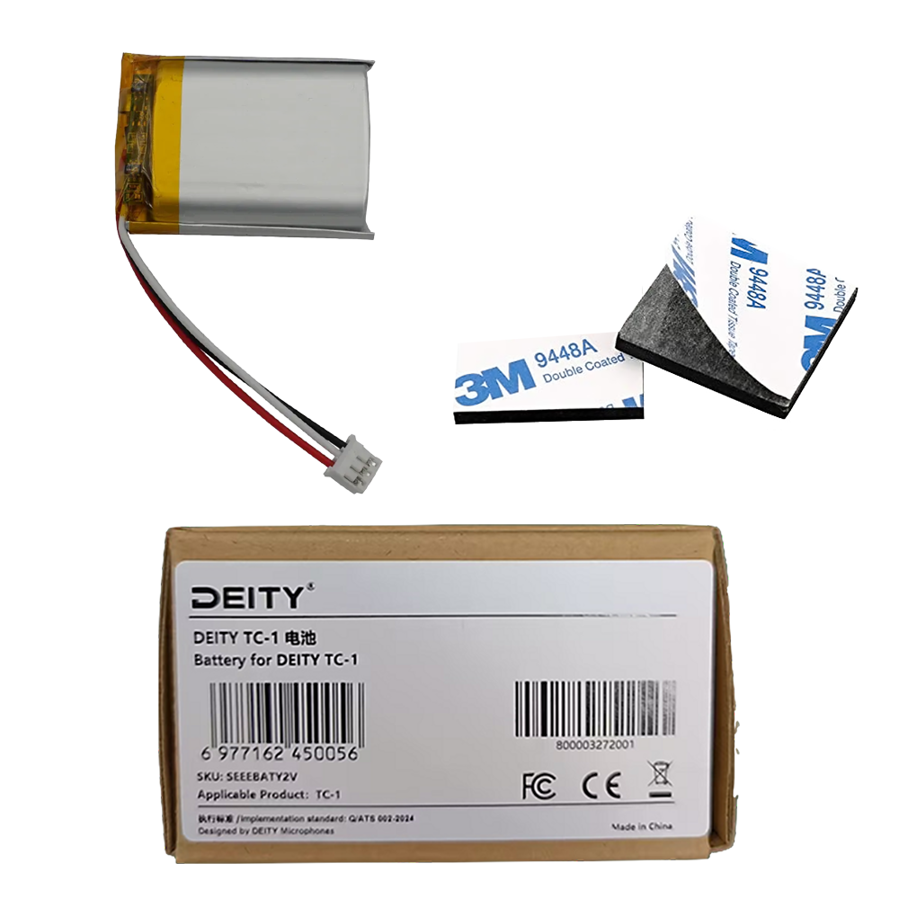 Original Title: Replacement Battery for DEITY TC 1   Optimized Title: High-Capacity Replacement Battery for DEITY TC 1 Camera - Long-Lasting Power for Filmmaking & Photography