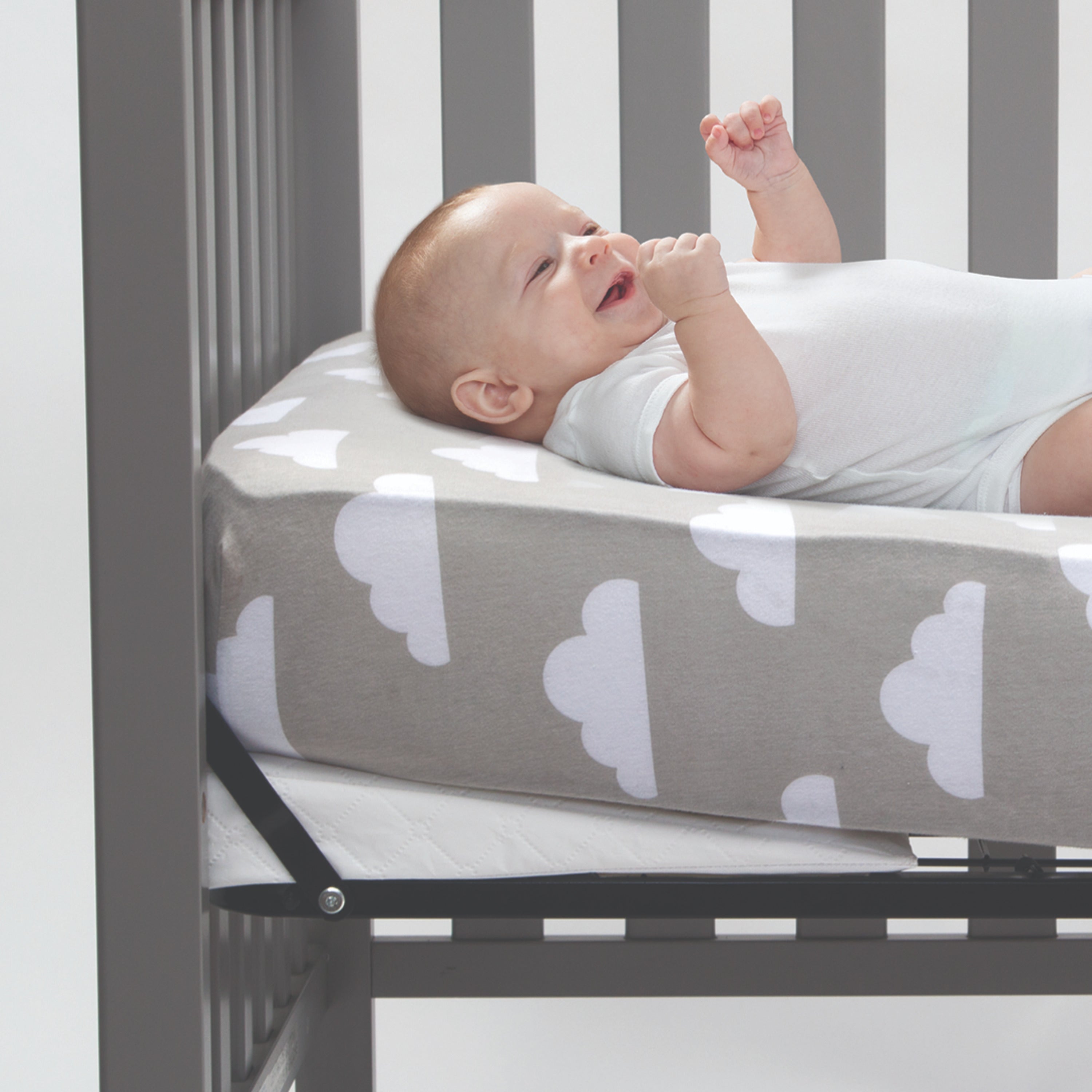 Baby Crib Wedge Pillow for Safe Sleep - Anti-Roll & Reflux Relief - Newborn & Infant Support - Perfect for Nursery, Daycare & Travel