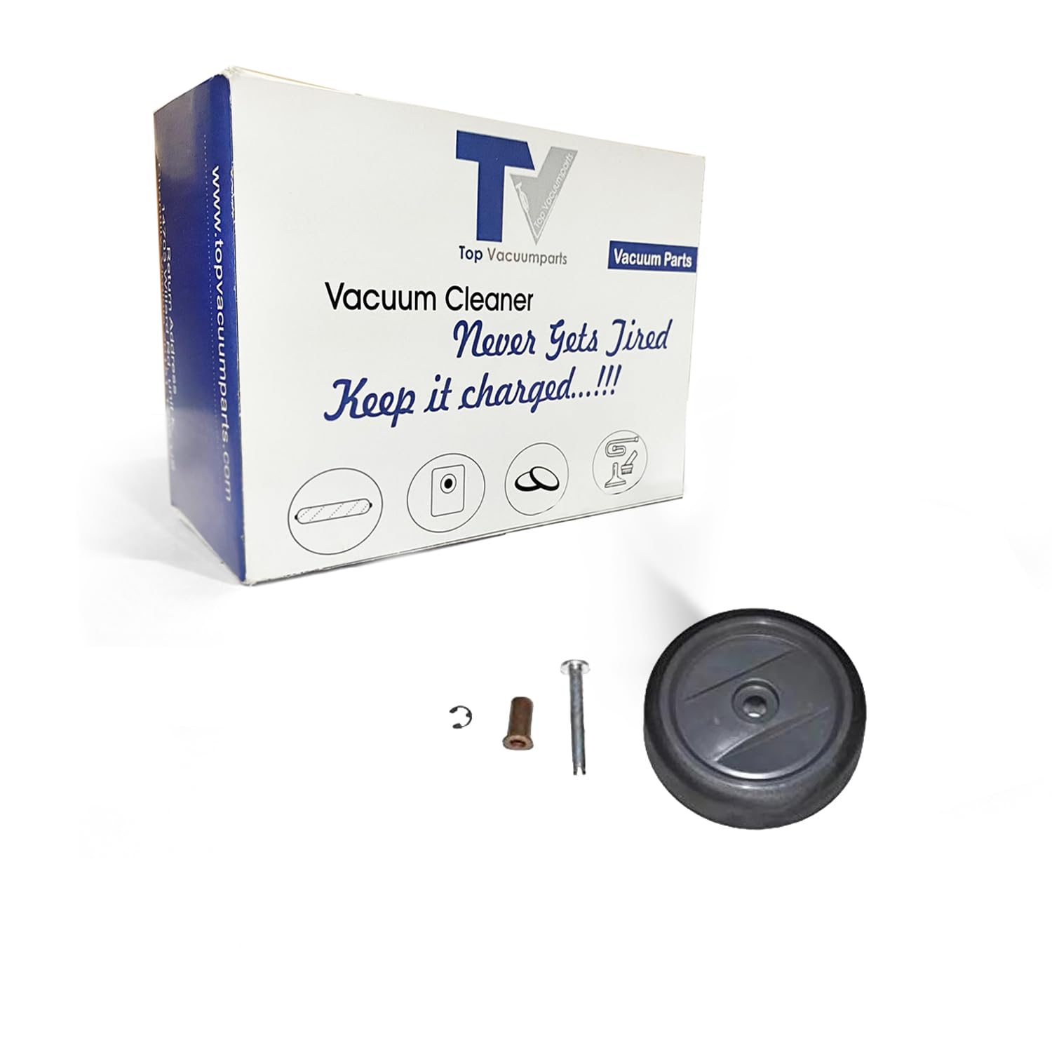 Hoover CH53005 Rear Wheel Assembly - Compatible with Commercial Upright Vacuums | Durable Replacement Part for Heavy-Duty Cleaning