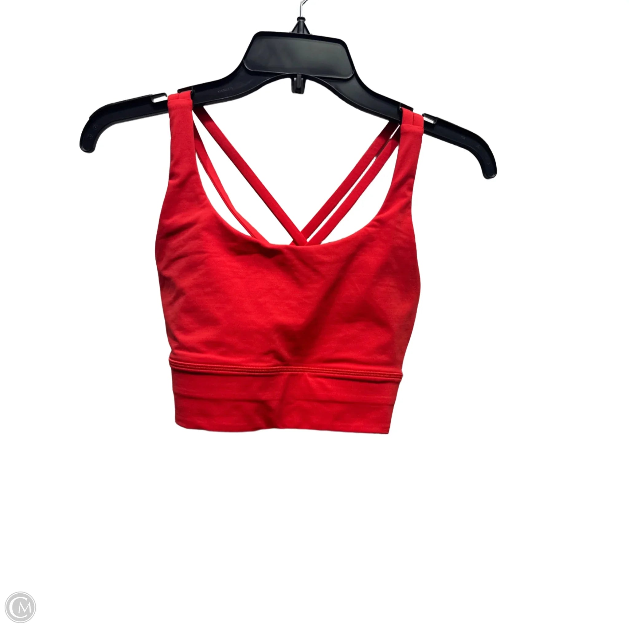Lululemon Red Athletic Sports Bra Size 6 - High Support Workout Top for Running, Yoga & Gym