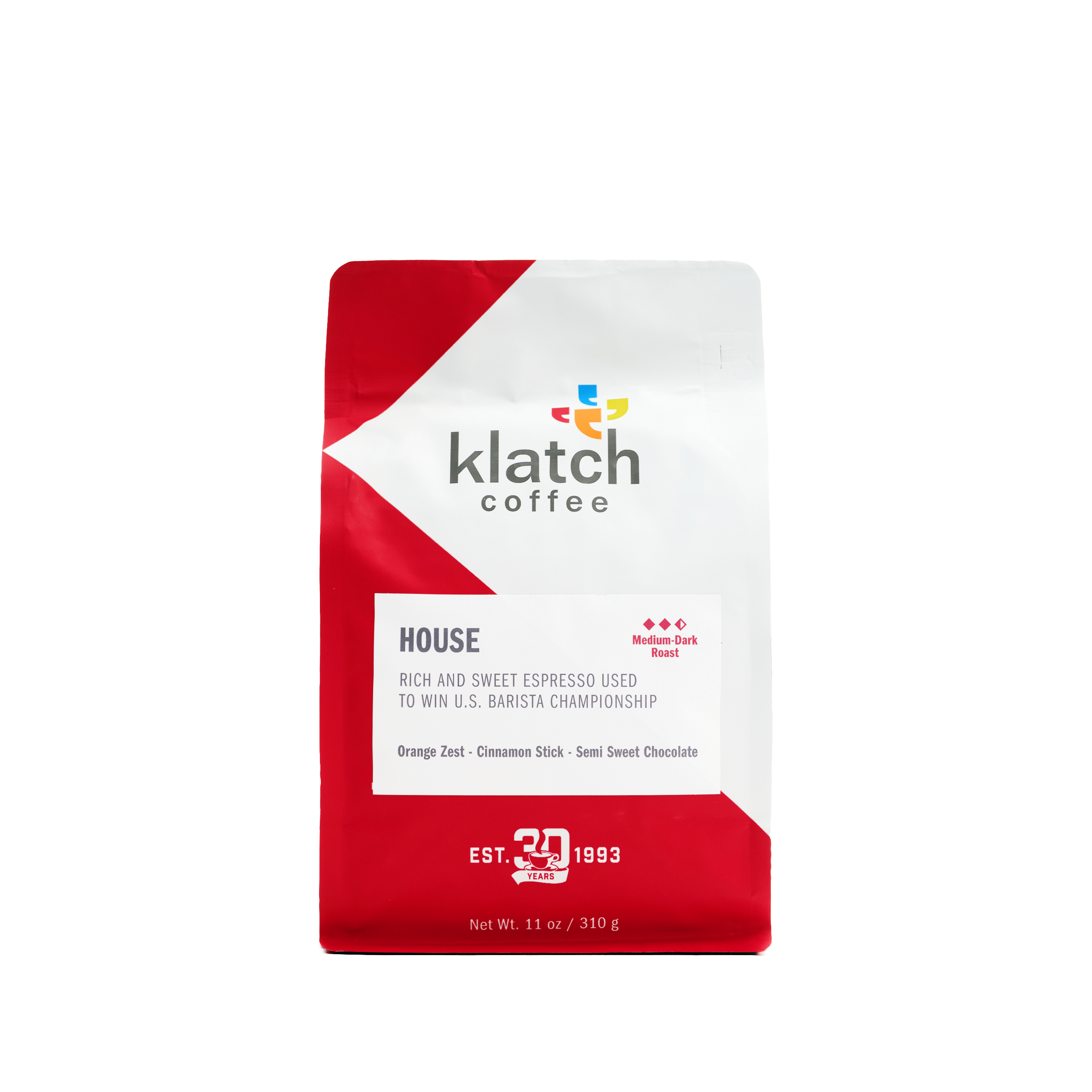 Klatch House Espresso - Premium Italian Coffee Beans for Espresso Machines - Perfect for Home Brewing, Cafes & Office Coffee Stations