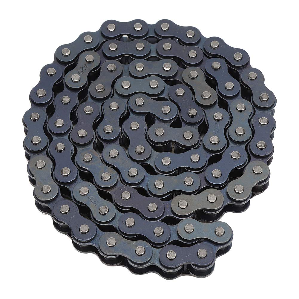 Premium Electric Bike Chain - High-Speed Motor Bicycle & E-Tricycle Chain (25H, T8F, 420, 428 Types) for Commuting, Off-Road & Urban Riding