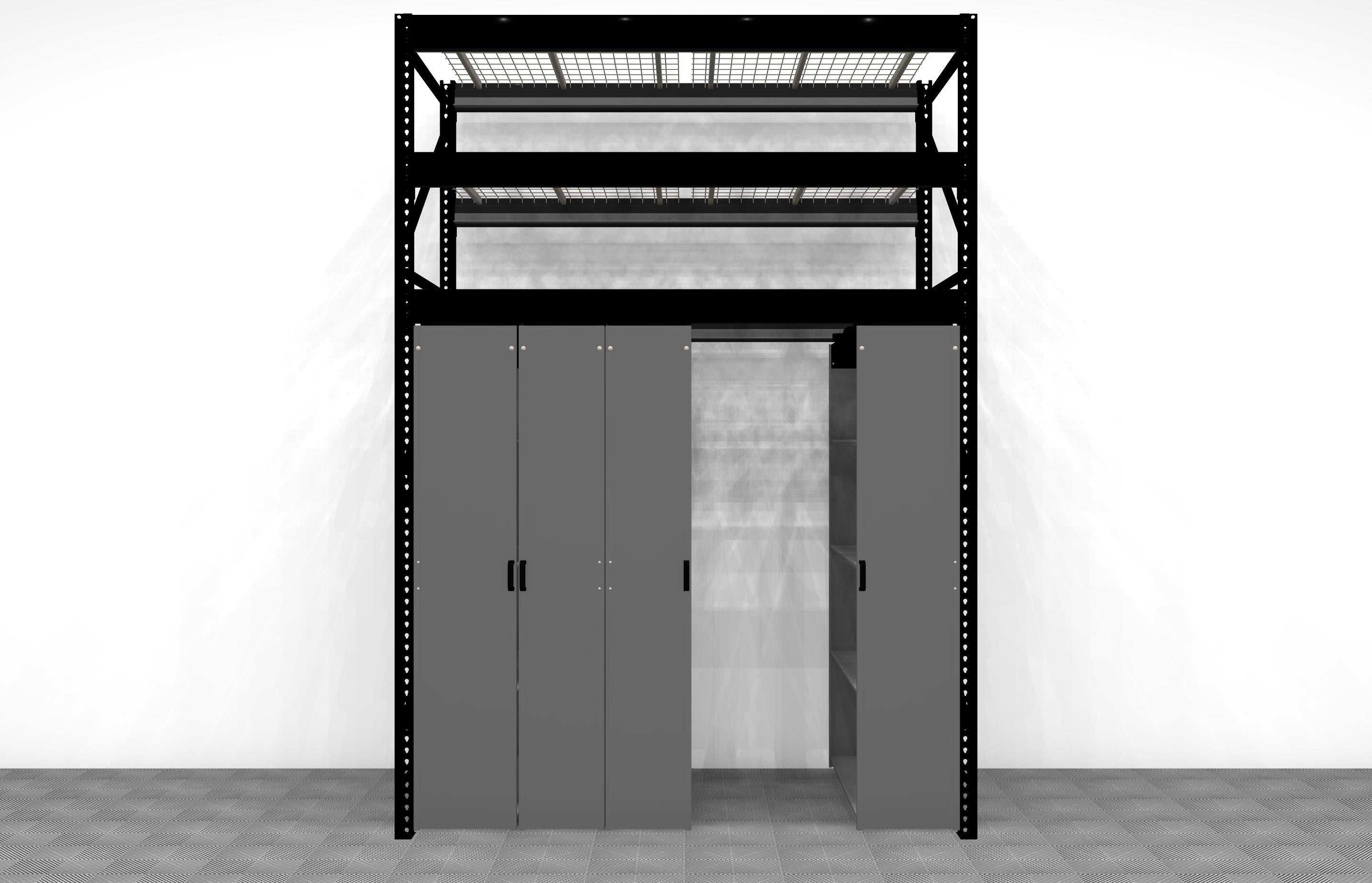 Levrack Heavy Duty Storage Shelving Units - Durable Metal Shelves for Garage, Warehouse & Home Organization