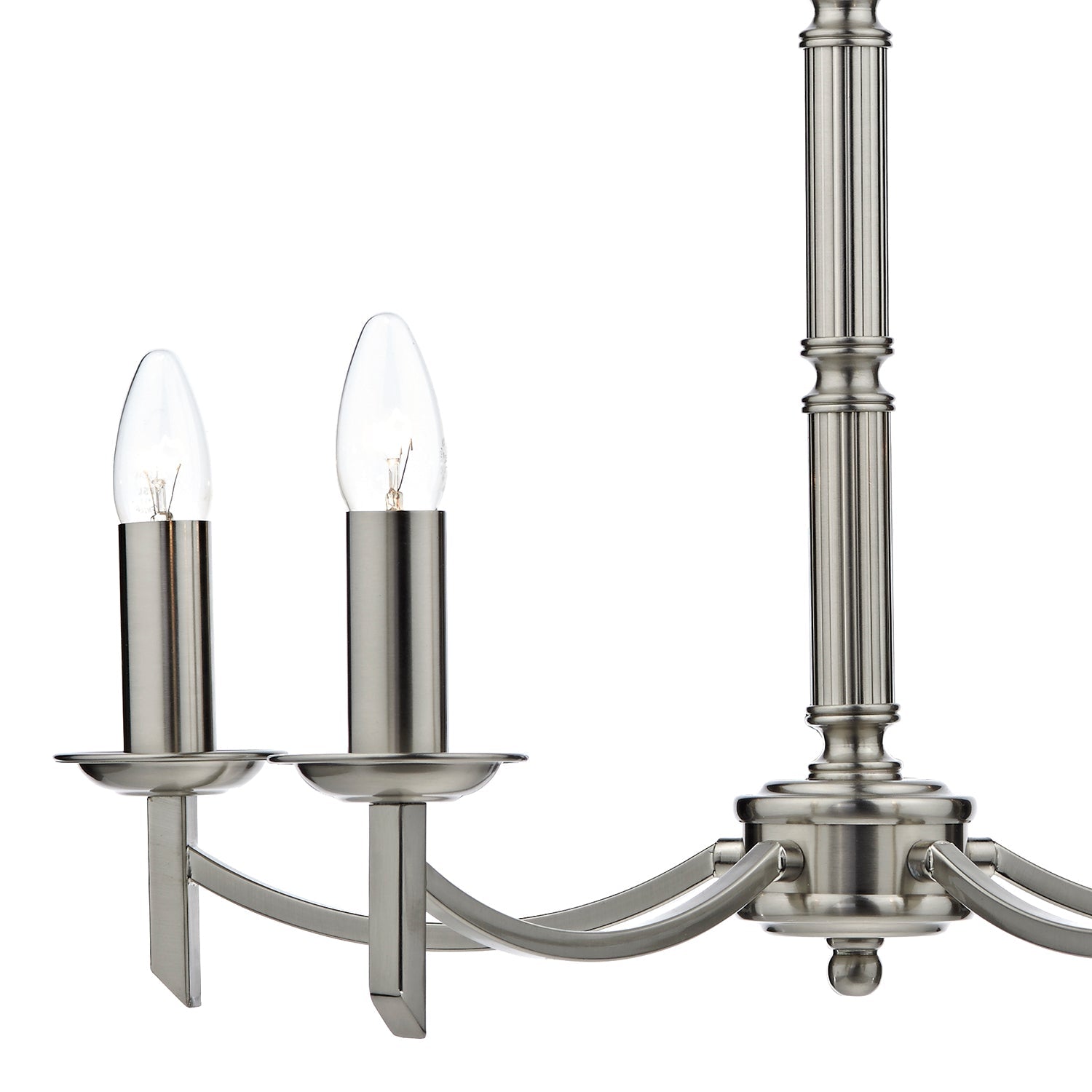 Ambassador 5/8Lt Dual Mount Light Fixture - Antique Brass & Satin Chrome Finish for Ceiling or Wall Lighting - Perfect for Living Room, Bedroom, or Hallway Decor