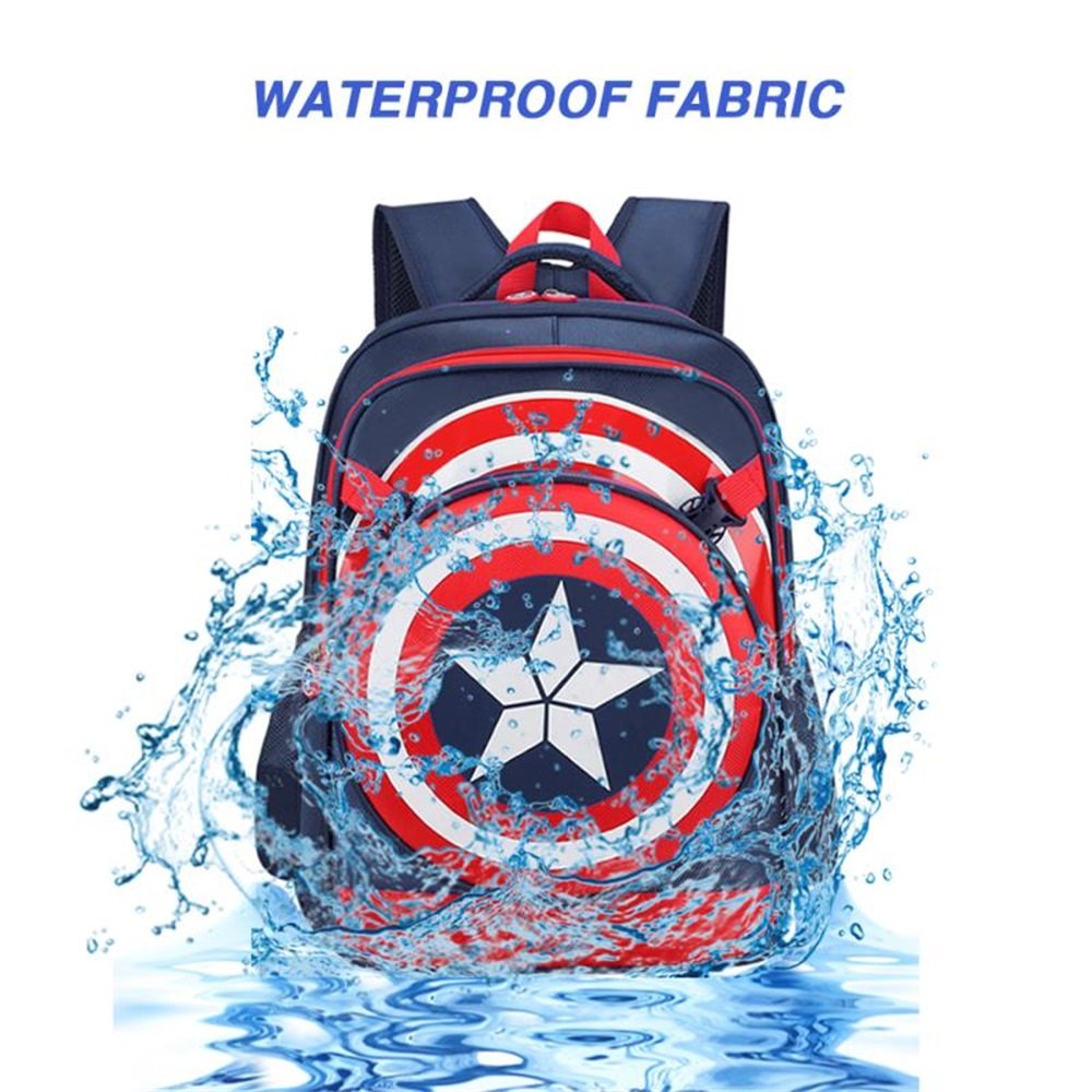 Durable Navy Blue Small School Backpack for Kids & Teens - Lightweight, Water-Resistant, Comfortable for Daily Use, Travel & Outdoor Activities