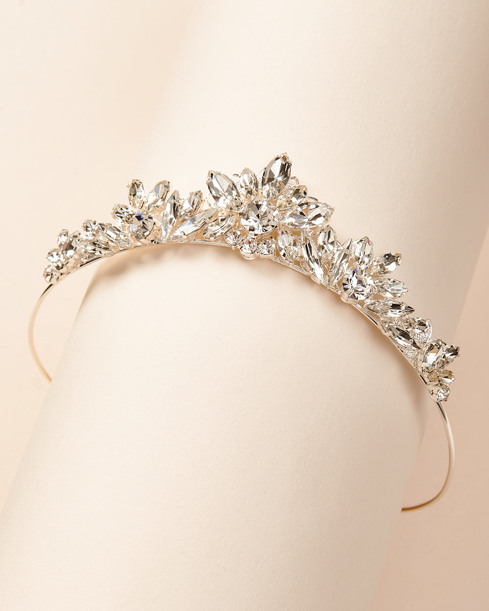 Francesca Petite Tiara - Elegant Rhinestone Crown for Women & Girls - Perfect for Weddings, Pageants, Birthday Parties & Cosplay