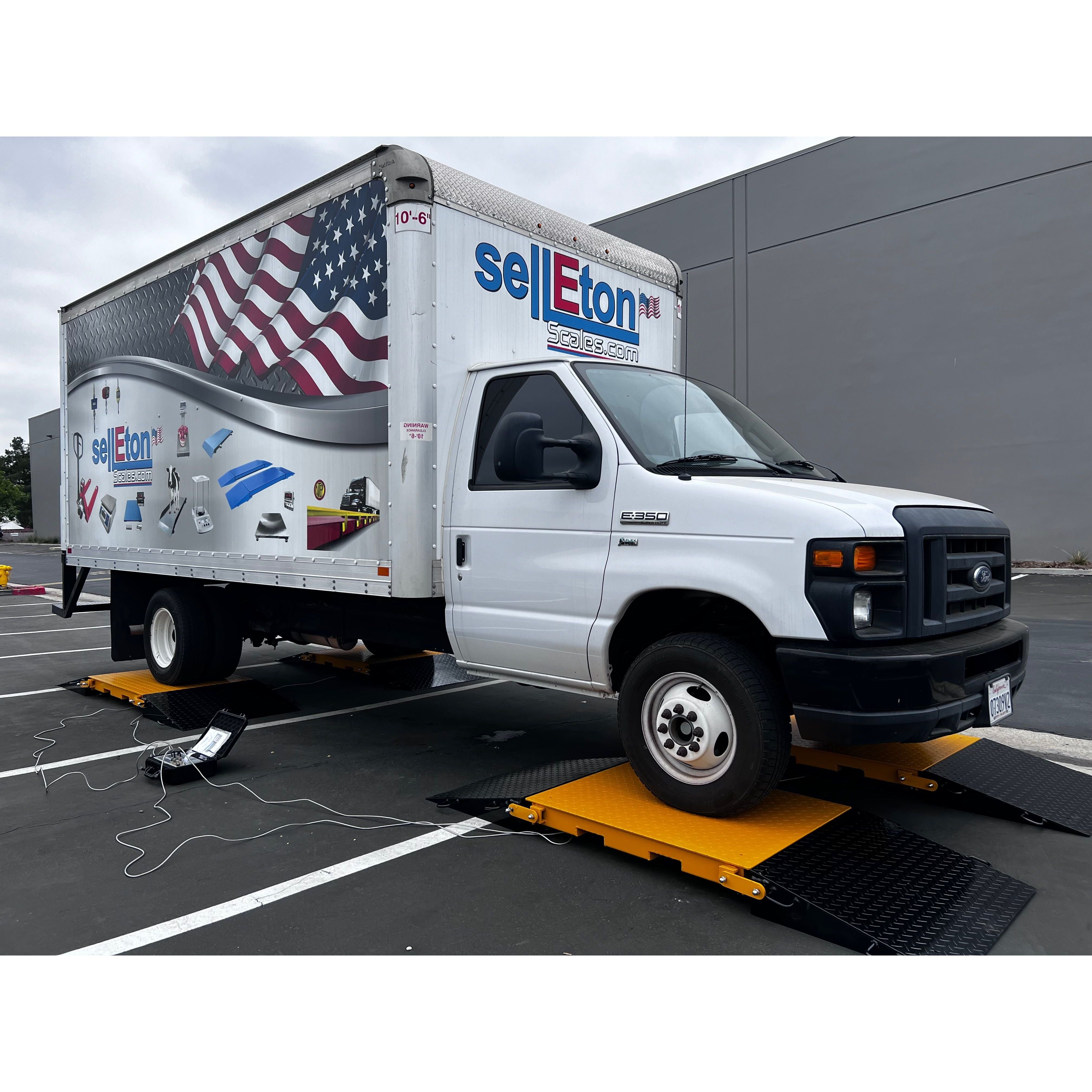 SL 928 HD 100k Industrial Weigh Pad System - Heavy Duty Truck & Axle Weighing Scale for Logistics, Warehousing & Transportation | Portable Wheel Load Scale for Accurate Weight Measurement