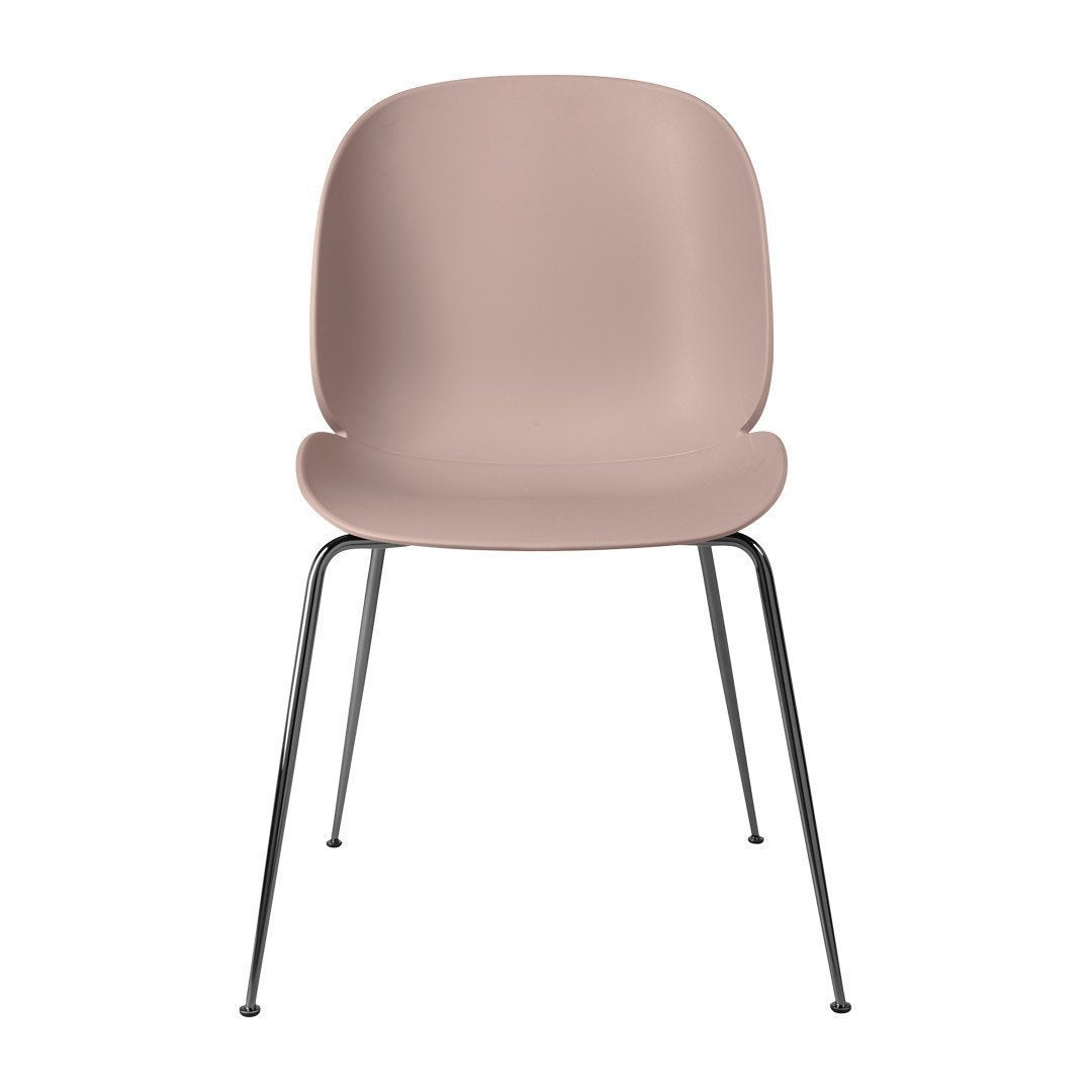 Modern Beetle Dining Chair with Conic Base - Unupholstered Wooden Seat - Stylish Kitchen & Dining Room Furniture for Home & Restaurant Use