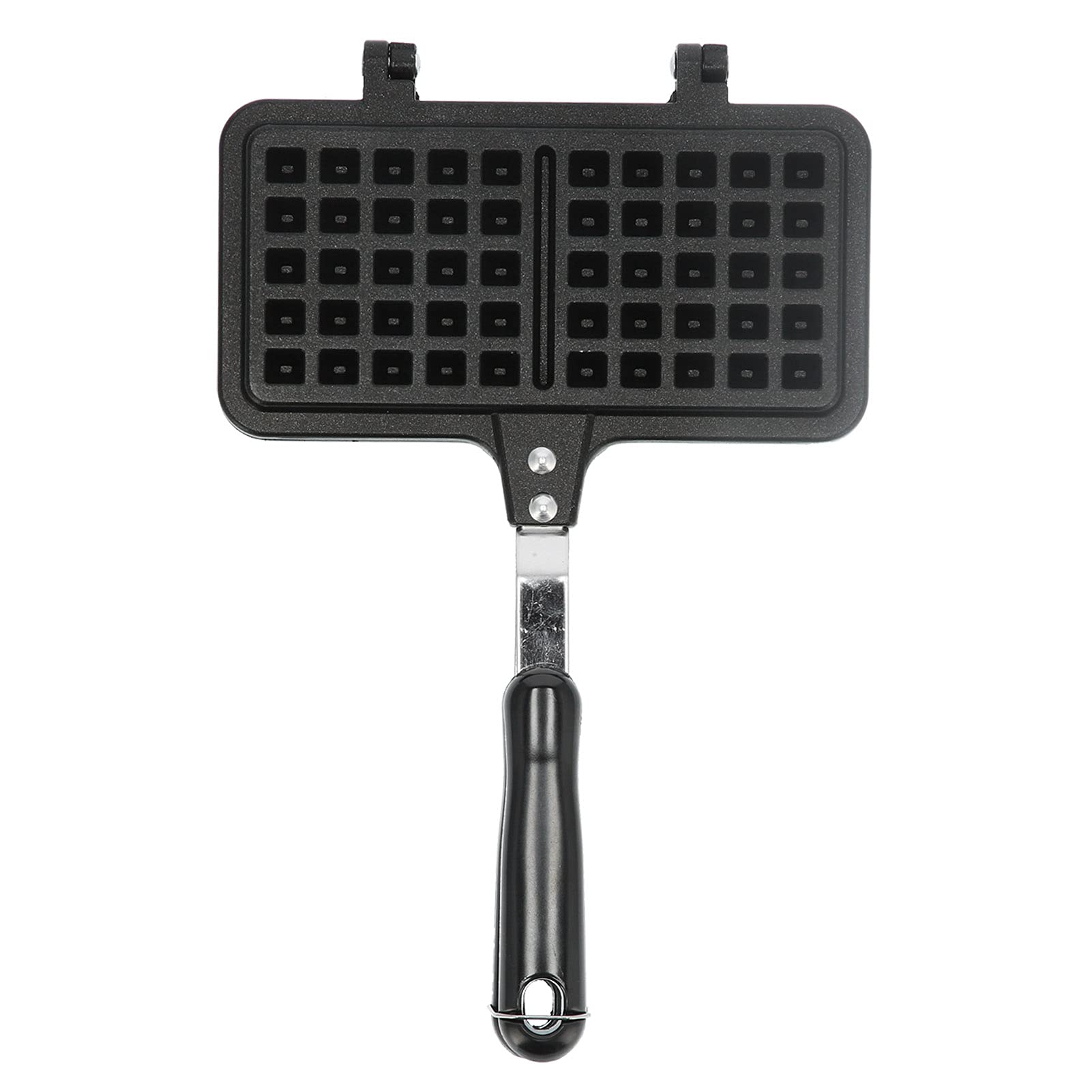 Alvinlite Non-Stick Belgian Waffle Maker - 8.1X4.3in Stovetop Waffle Iron with Easy Clean Surface - Perfect for Breakfast, Snacks & Desserts - Ideal for Camping, Picnics & Family Gatherings