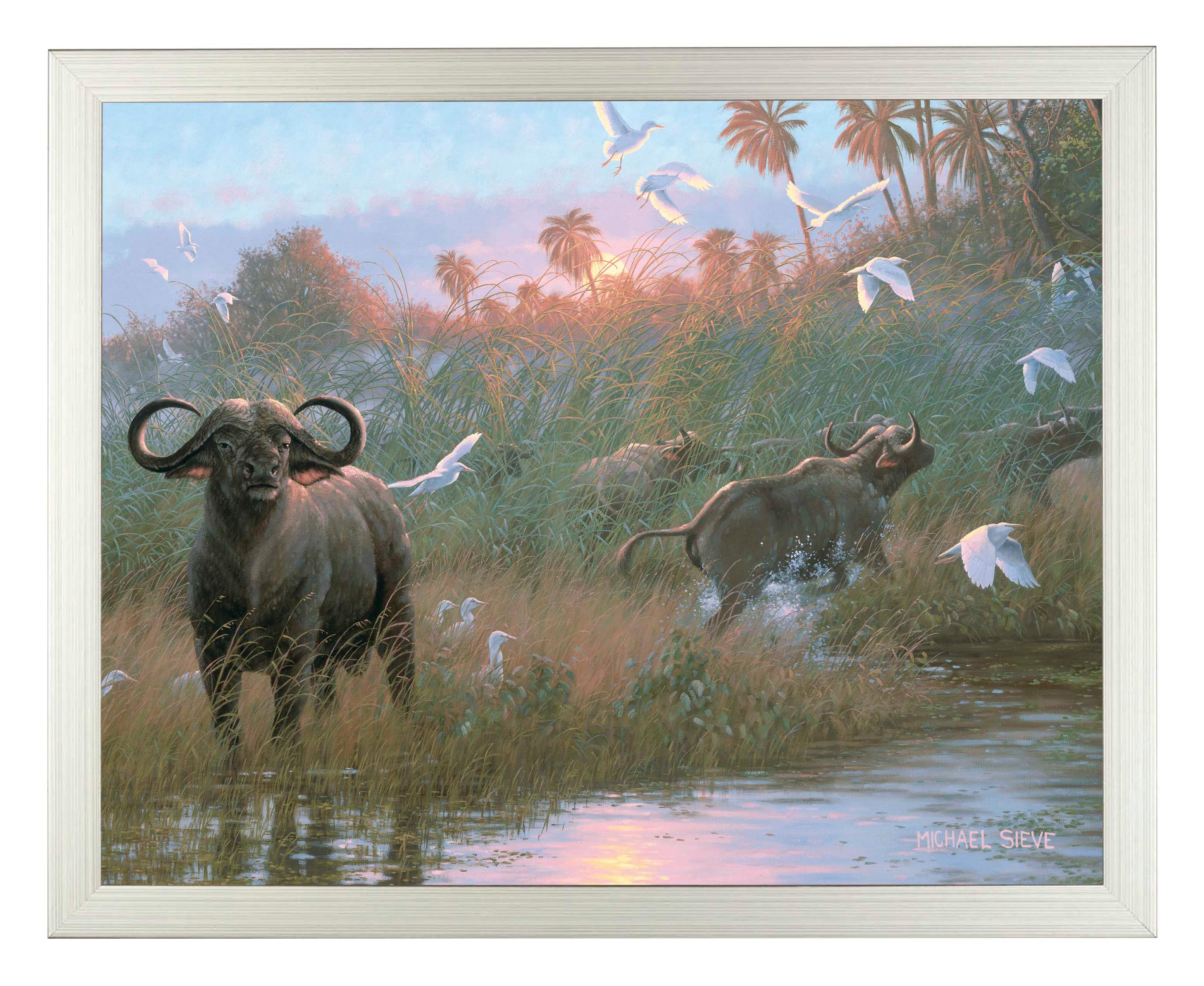 Premium Cape Buffalo Art Prints - High-Quality Wildlife Wall Decor for Home & Office | Perfect for Living Room, Bedroom & Office Spaces
