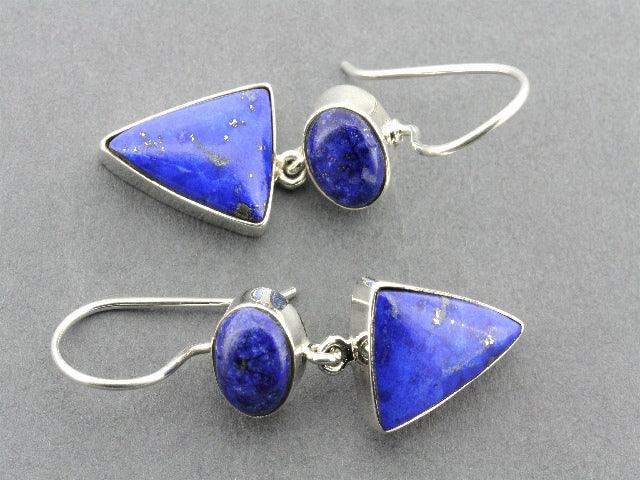 Lapis Silver Doll Earrings - Elegant Handmade Jewelry for Women, Perfect for Parties, Weddings & Everyday Wear