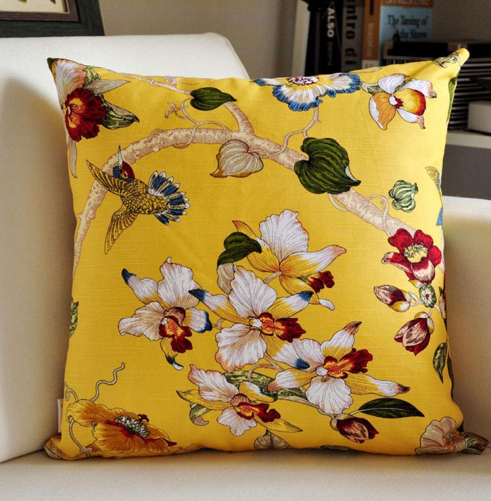 QWE Large 45x45cm Pillow Cushion - Sofa Pillow, Car Seat Pillow, Bed Headrest & Lumbar Support - Perfect for Living Room, Bedroom & Travel Comfort