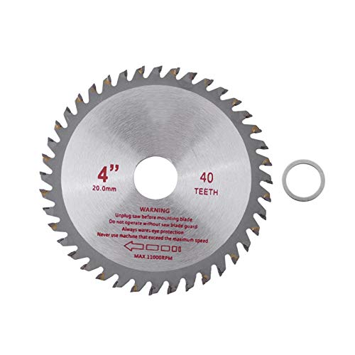 Estink 4-Inch 40T Carbide Circular Saw Blade for Marble Cutting - 20mm Bore Diameter - Compatible with Electric Hand Saws & Sliding Table Saws | Perfect for Tile, Granite & Stone Fabrication Projects