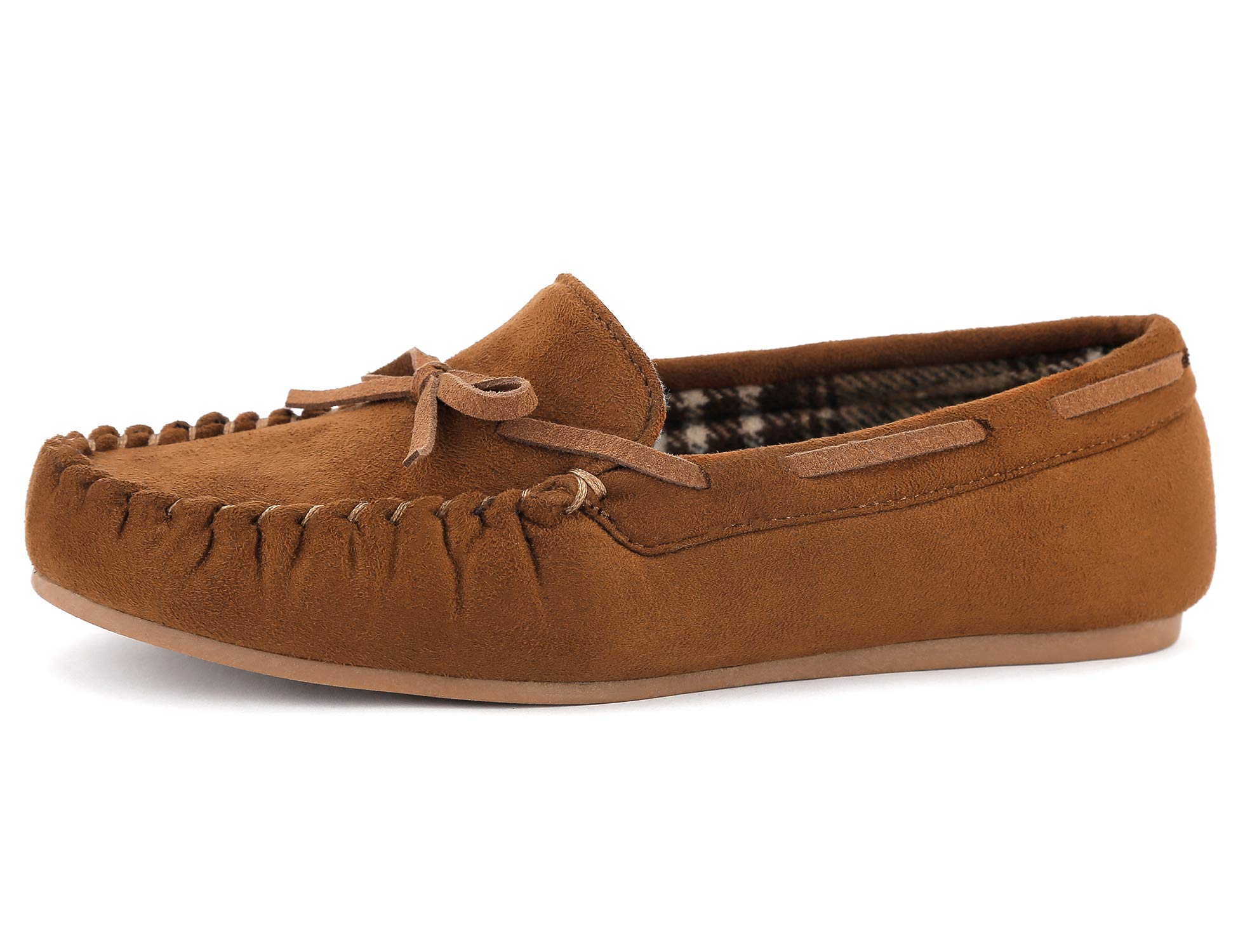 MaxMuxun Women's Moccasin Slippers - Comfortable Soft Indoor/Outdoor House Shoes for Women - Perfect for Home, Office, and Casual Wear
