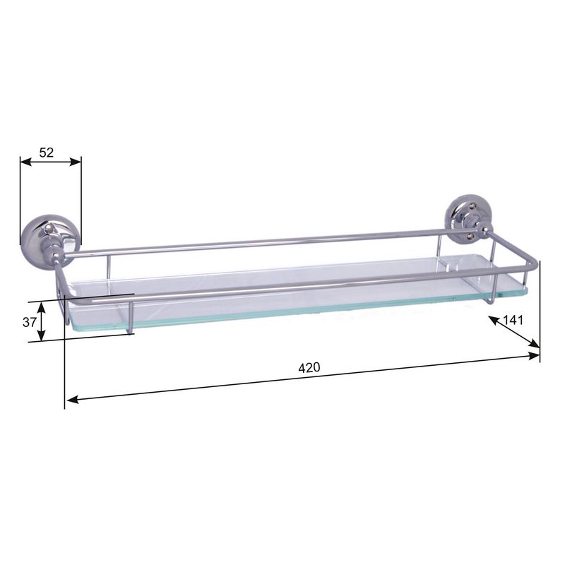 Glashylla Chrome Bathroom Faucet - Modern WC/Bathroom Sink Faucet for Home & Hotel Use - Perfect for Kitchen, Bathroom, and Commercial Spaces