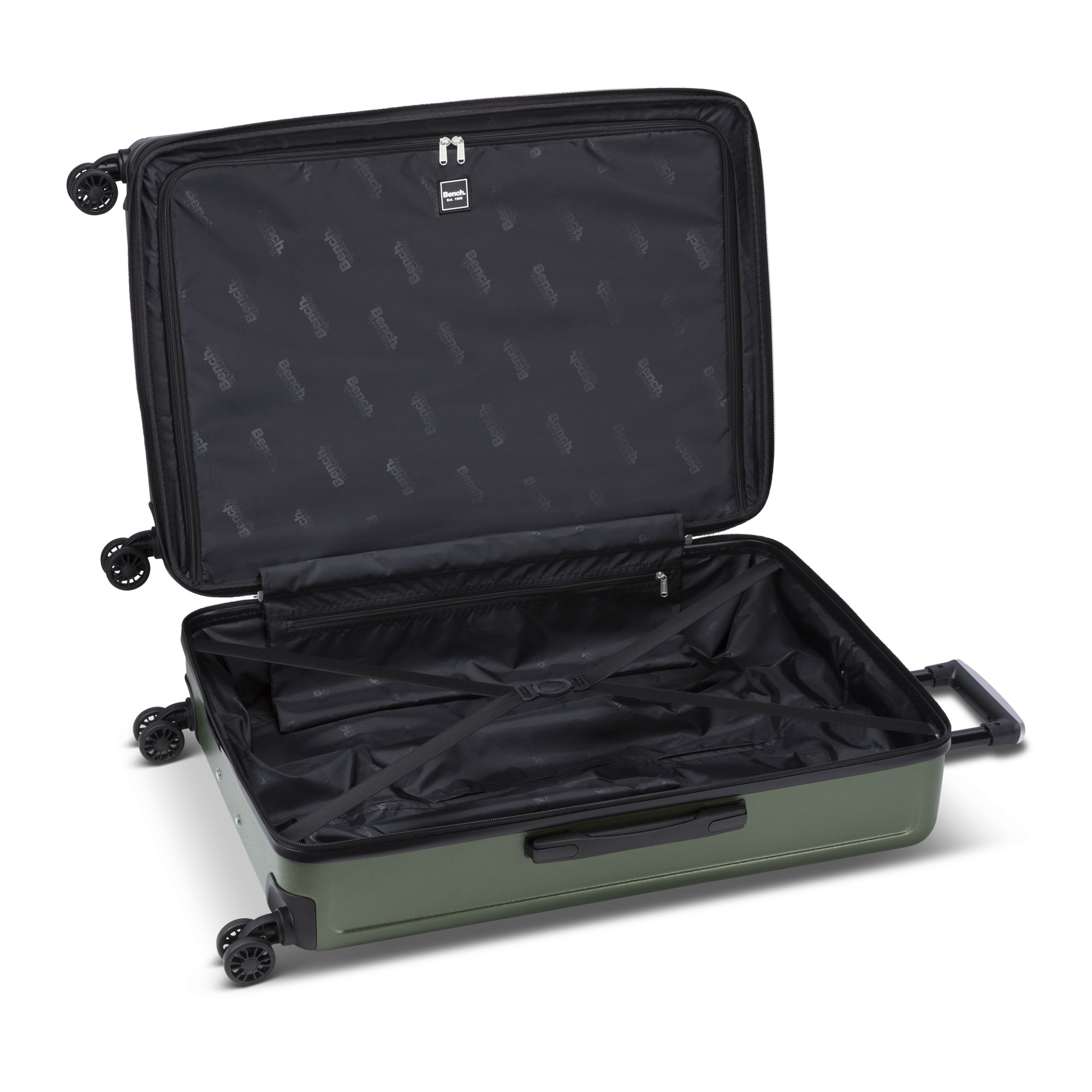 Bench Erasmos 2-Piece Luggage Set (Carry-On & Large Spinner Suitcase) - Lightweight Durable Travel Luggage for Business Trips & Family Vacations