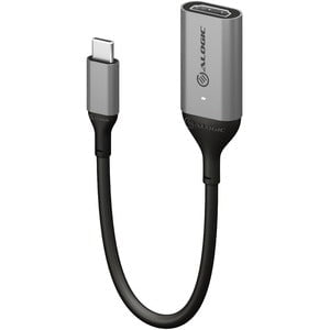 ALOGIC 15cm USB C to HDMI Adapter 4K 60Hz - Ultra Slim USB Type C Male to HDMI Female Converter for MacBook Pro, iPad Pro, Samsung Galaxy - Perfect for Home Office, Gaming & Presentations