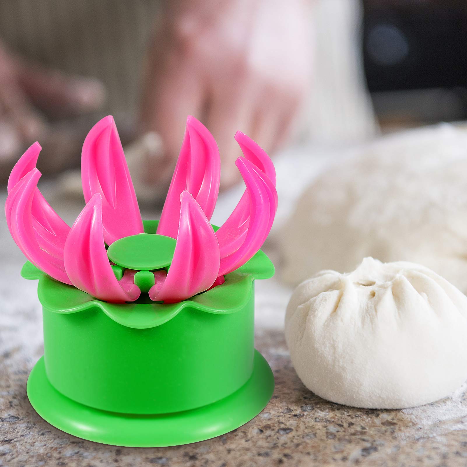 Cabilock Dumpling Maker - DIY Dumpling Press, Steamed Bun Mold & Dough Press Tool for Homemade Chinese Dumplings, Baozi, and Pies | Perfect for Asian Cooking, Family Meals, and Party Food Prep
