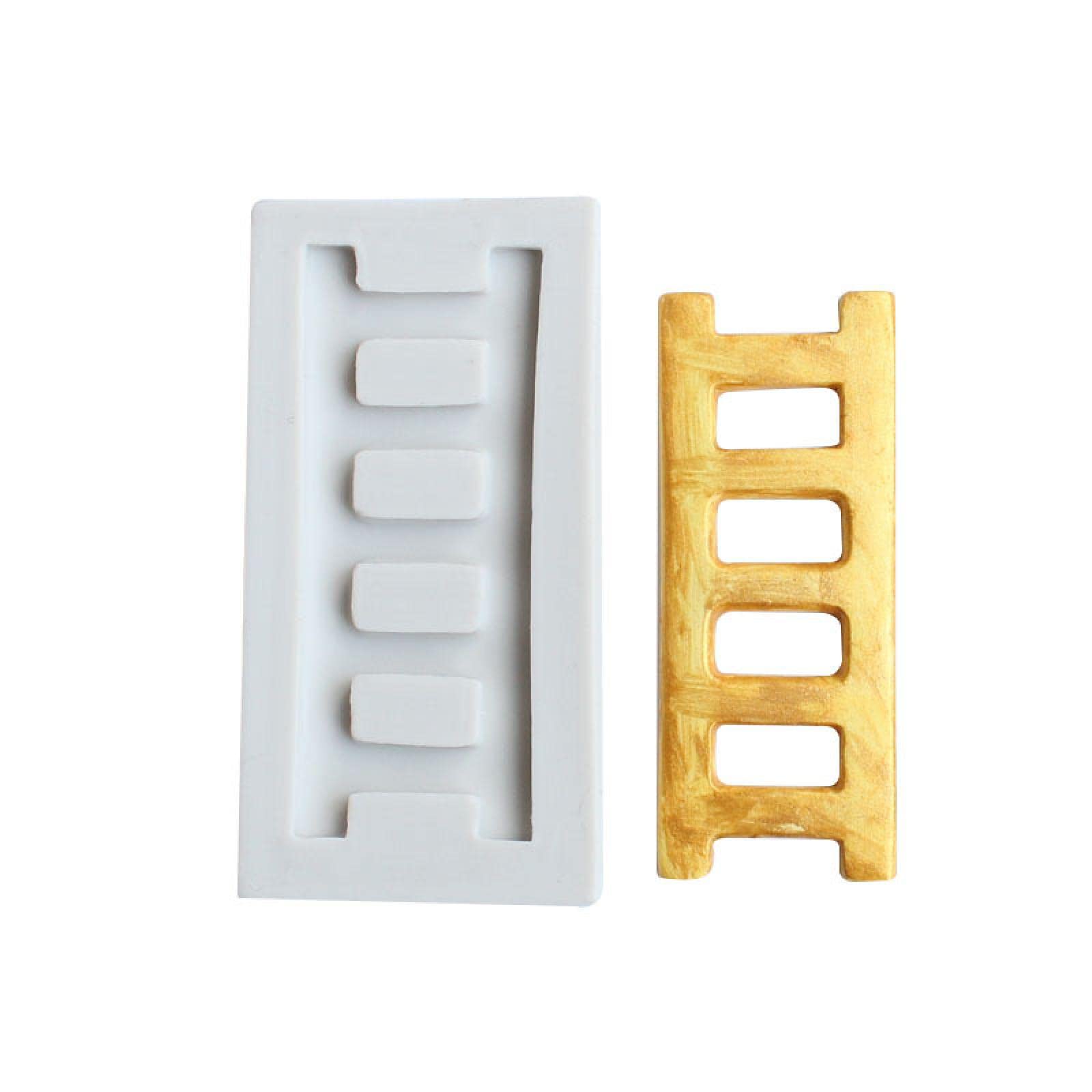 Ladder Shape Chocolate Molds & Fondant Molds - DIY Cake Decorating Tools for Candy, Polymer Clay, Gumpaste - Perfect for Baking, Candy Making, and Creative Dessert Designs