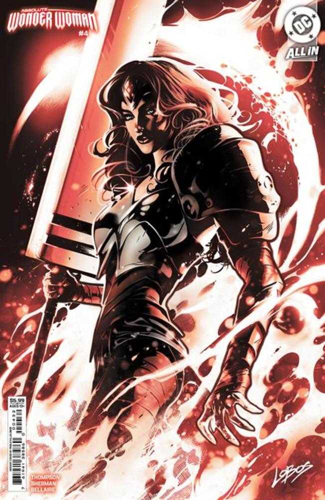 Absolute Wonder Woman #4 Cover F Pablo Villalobos Variant - Premium Card Stock Comic Book for Collectors & DC Fans - Perfect for Display, Gifts & Comic Conventions