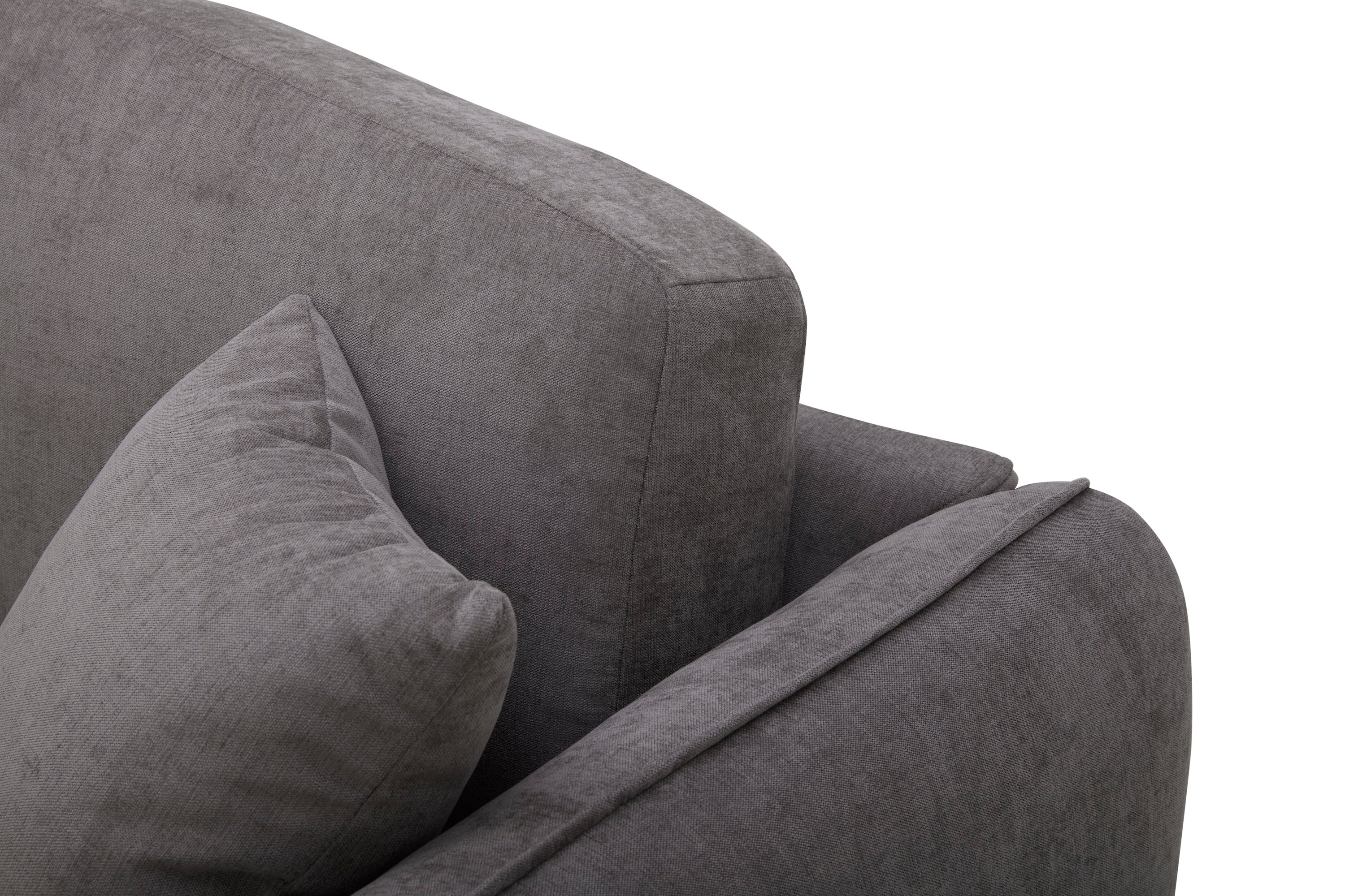 Hyam Sofa Bed - Velora Smoke Gray Convertible Sleeper for Small Spaces | Perfect for Apartments, Guest Rooms & Home Offices