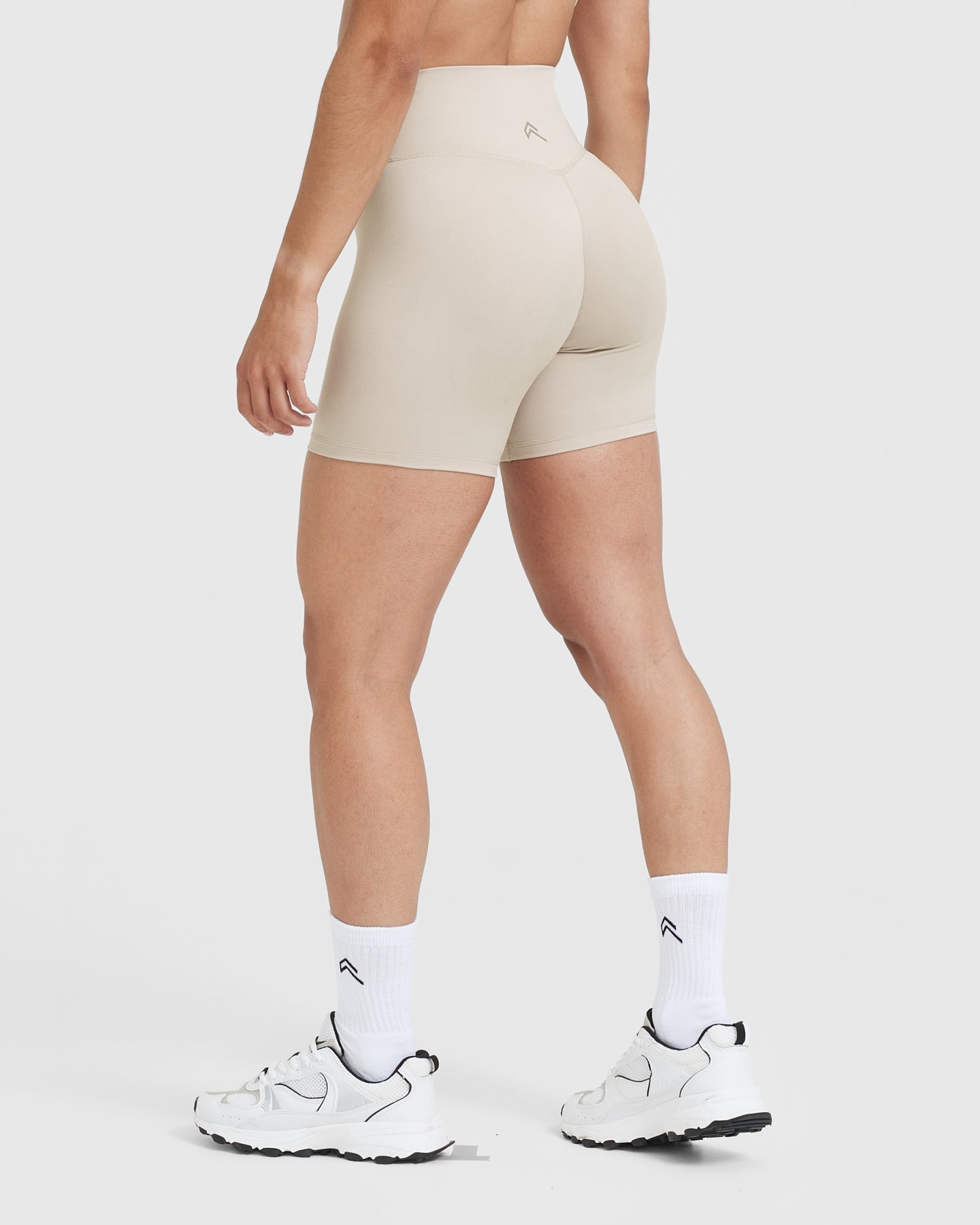 Timeless High Waisted Denim Shorts for Women - 6 Inch Inseam | Sand Color | Perfect for Summer, Beach, and Casual Outfits