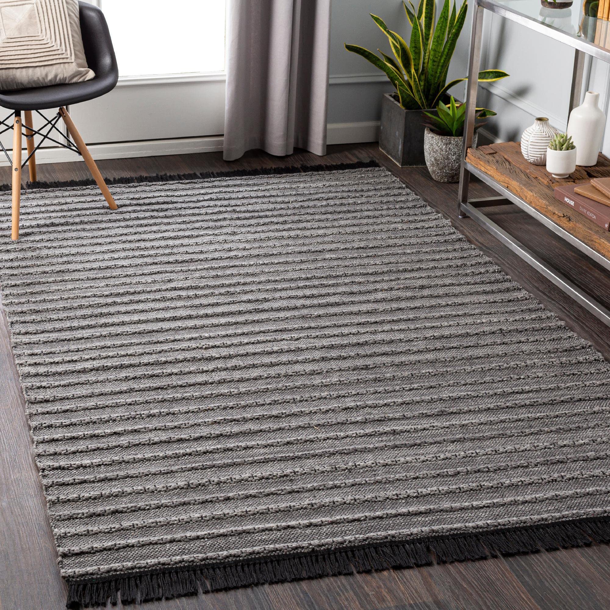 Mark&Day 2x3 Modern Medium Gray Indoor/Outdoor Area Rug - Soft Non-Slip Carpet for Living Room, Bedroom, Kitchen - Perfect for Home Decor & High Traffic Areas (2' x 3')