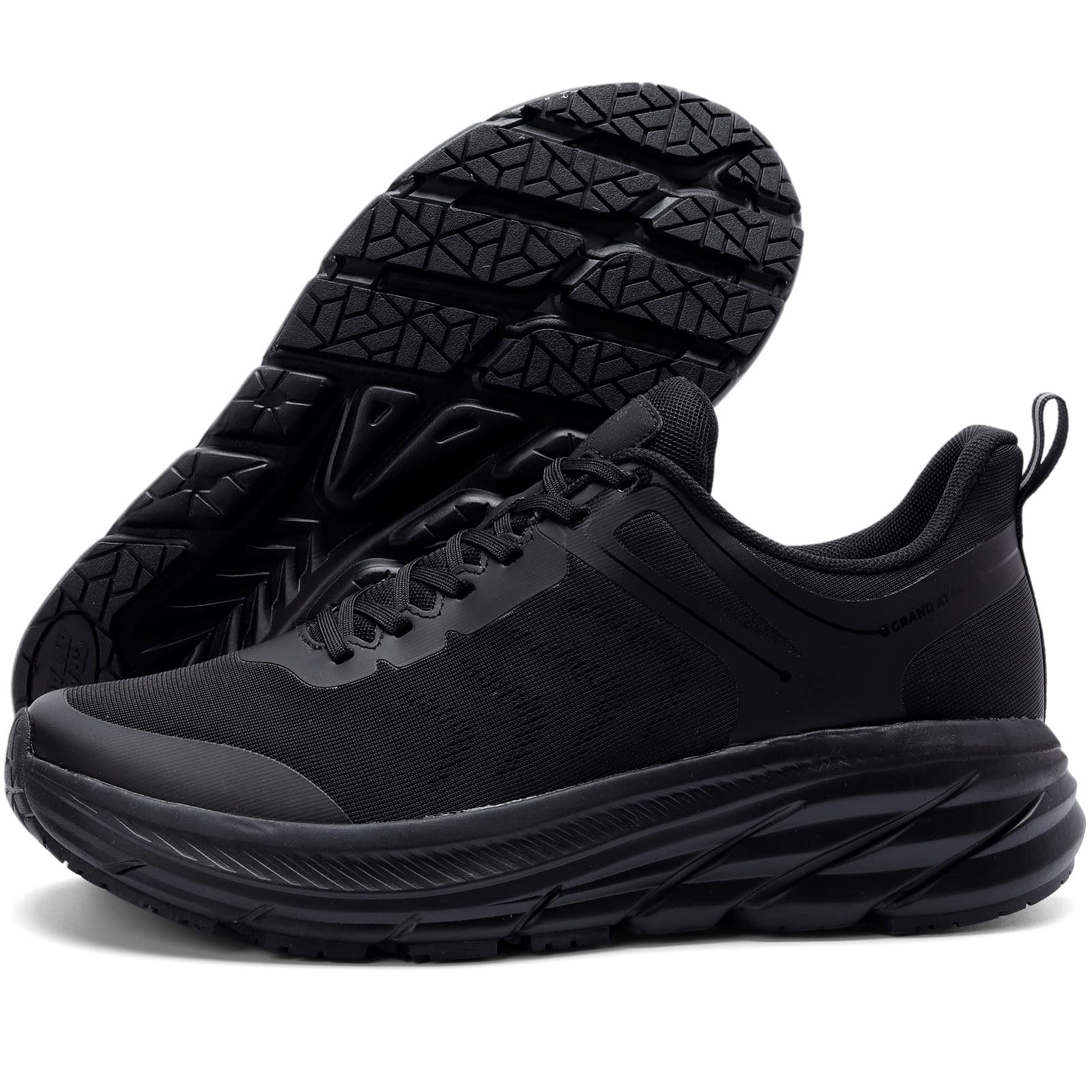 Grand Attack Men's Road Running & Walking Shoes - Max Cushioned Comfort, Durable Non-Slip Design, Breathable Athletic Sneakers for Tennis & Cross-Training | Perfect for Jogging, Gym Workouts & Daily Wear