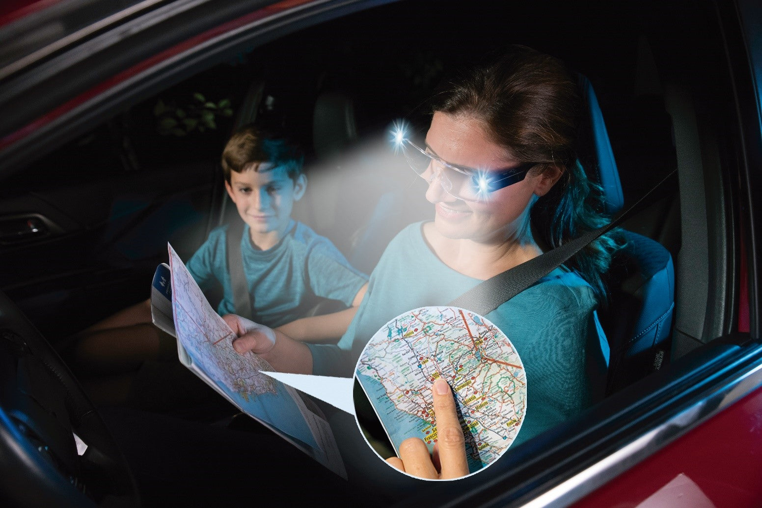 Vizmaxx Magnibrite Reading Glasses - HD Magnifying Lenses for Clear Vision - Perfect for Reading, Crafts & Close-Up Work