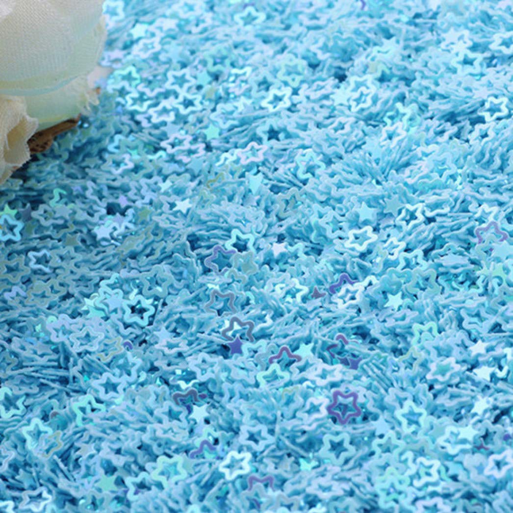 10g Star Shape Loose Sequins for Crafts, Nail Art, Embellishment - Glitter Accessories for Garment Sewing, DIY Decor - Perfect for Costumes, Scrapbooking & Party Decorations