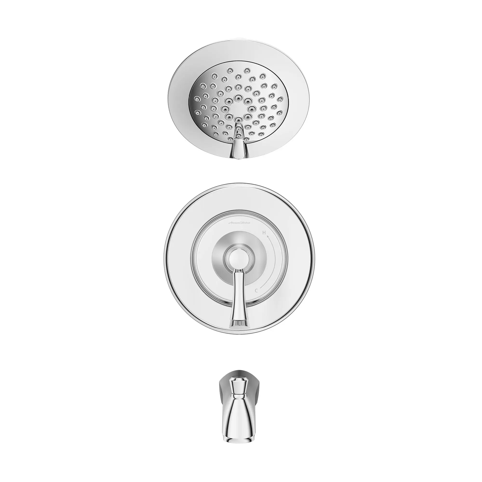 Chancellor® 1.8 GPM/6.8 LPM Tub and Shower Trim Kit with Ceramic Disc Valve Cartridge & Lever Handle - Perfect for Bathroom Renovation and Modern Home Upgrades