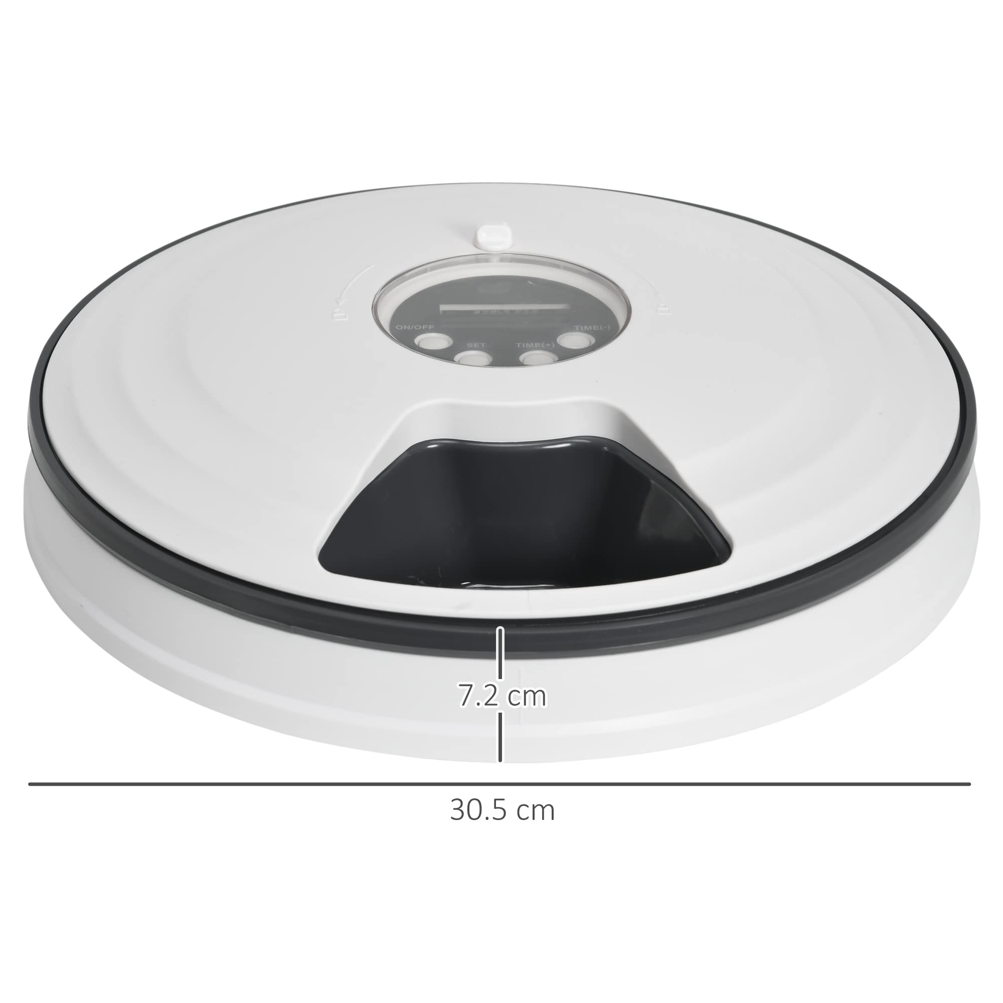 Automatic Pet Feeder for Dogs & Cats - Digital Timer, 6-Meal Dispenser - Perfect for Home, Travel & Busy Pet Owners
