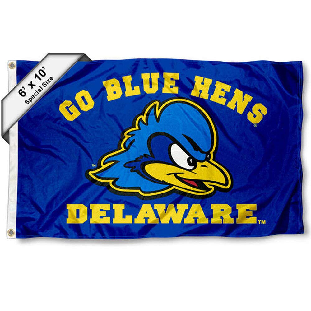Delaware Blue Hens 6x10 Feet College Flag - Durable Outdoor/Indoor Banner for Football Games, Tailgating & Campus Decor